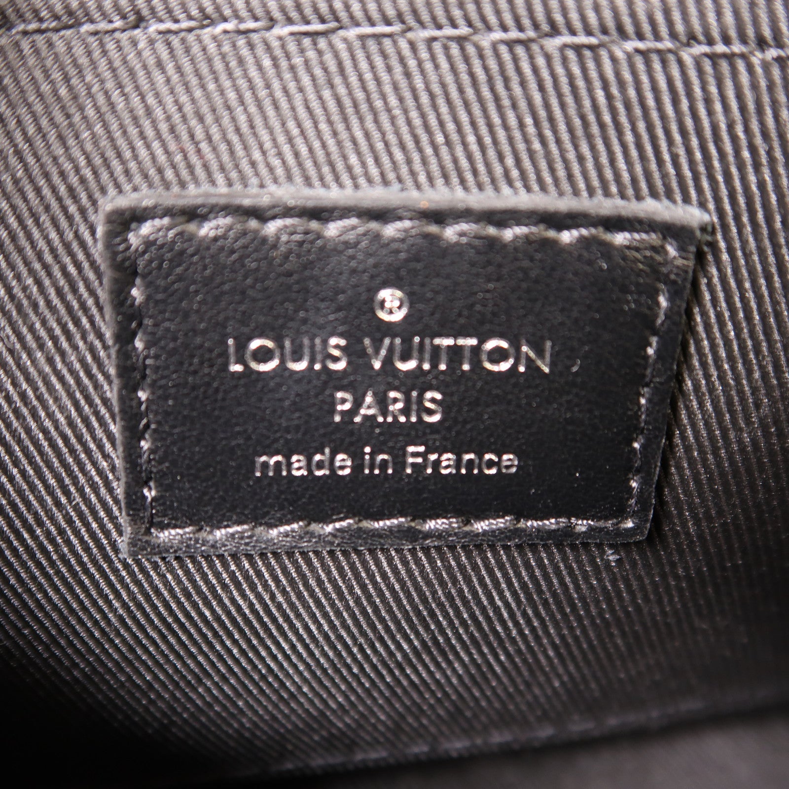 LOUIS VUITTON Monogram Eclipse Mini Soft Trunk肩背袋黑色