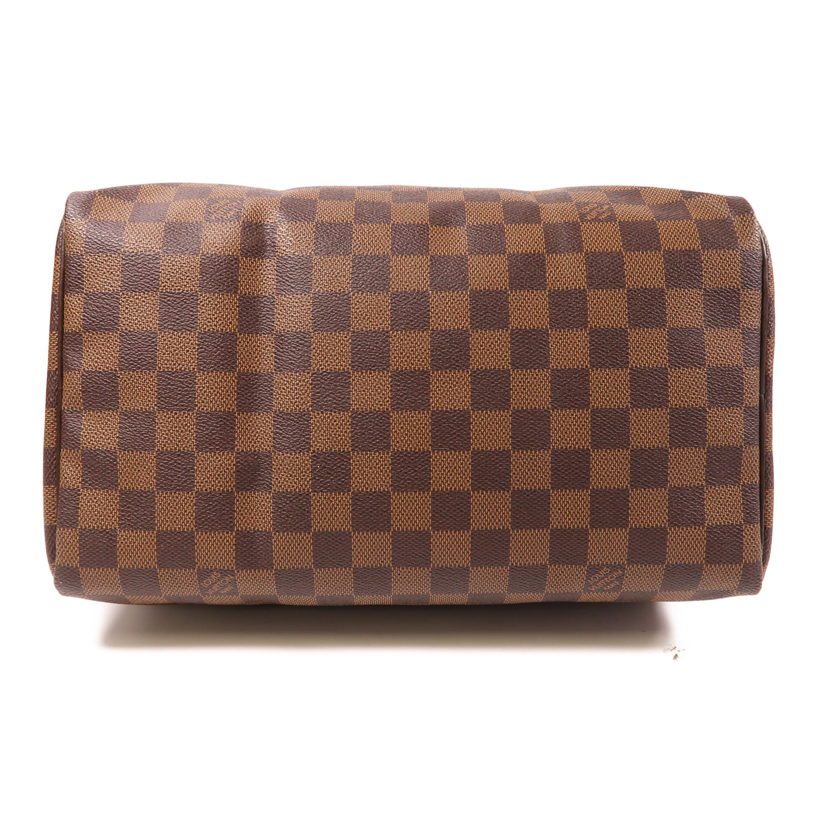 LOUIS VUITTON Damier Speedy 30金扣手挽袋啡色