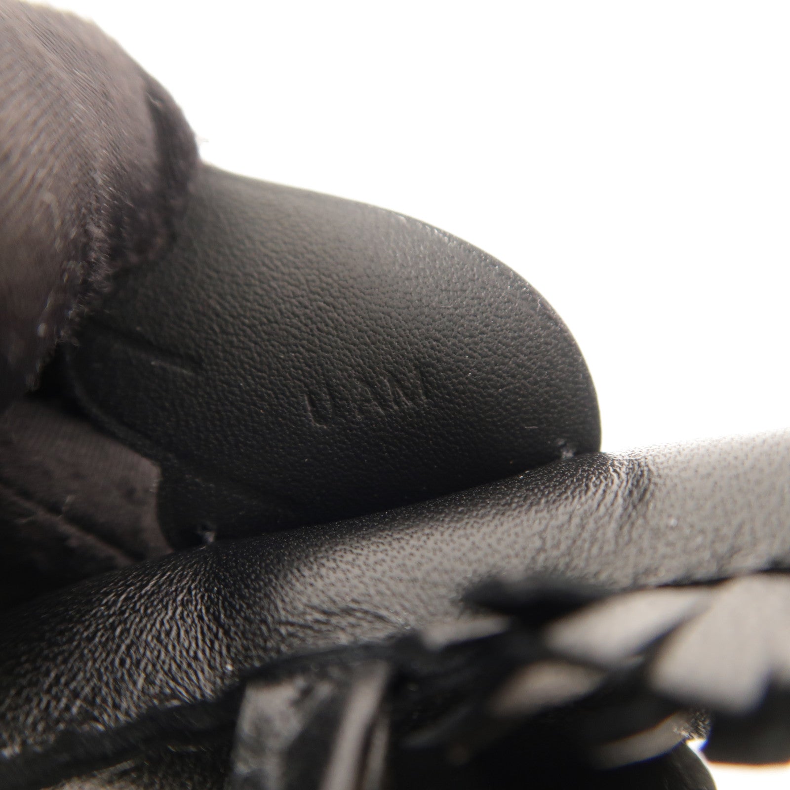 HERMES Swift/Milo皮革Rodeo Pagase PM掛飾Noir