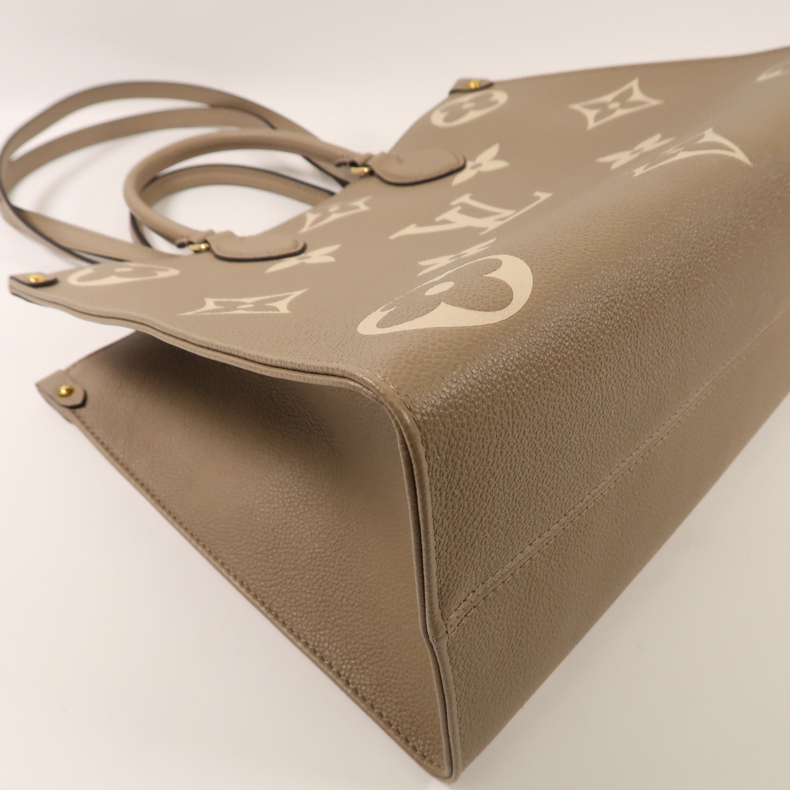 LOUIS VUITTON Empreinte皮革OnTheGO金扣手挽肩背兩用袋