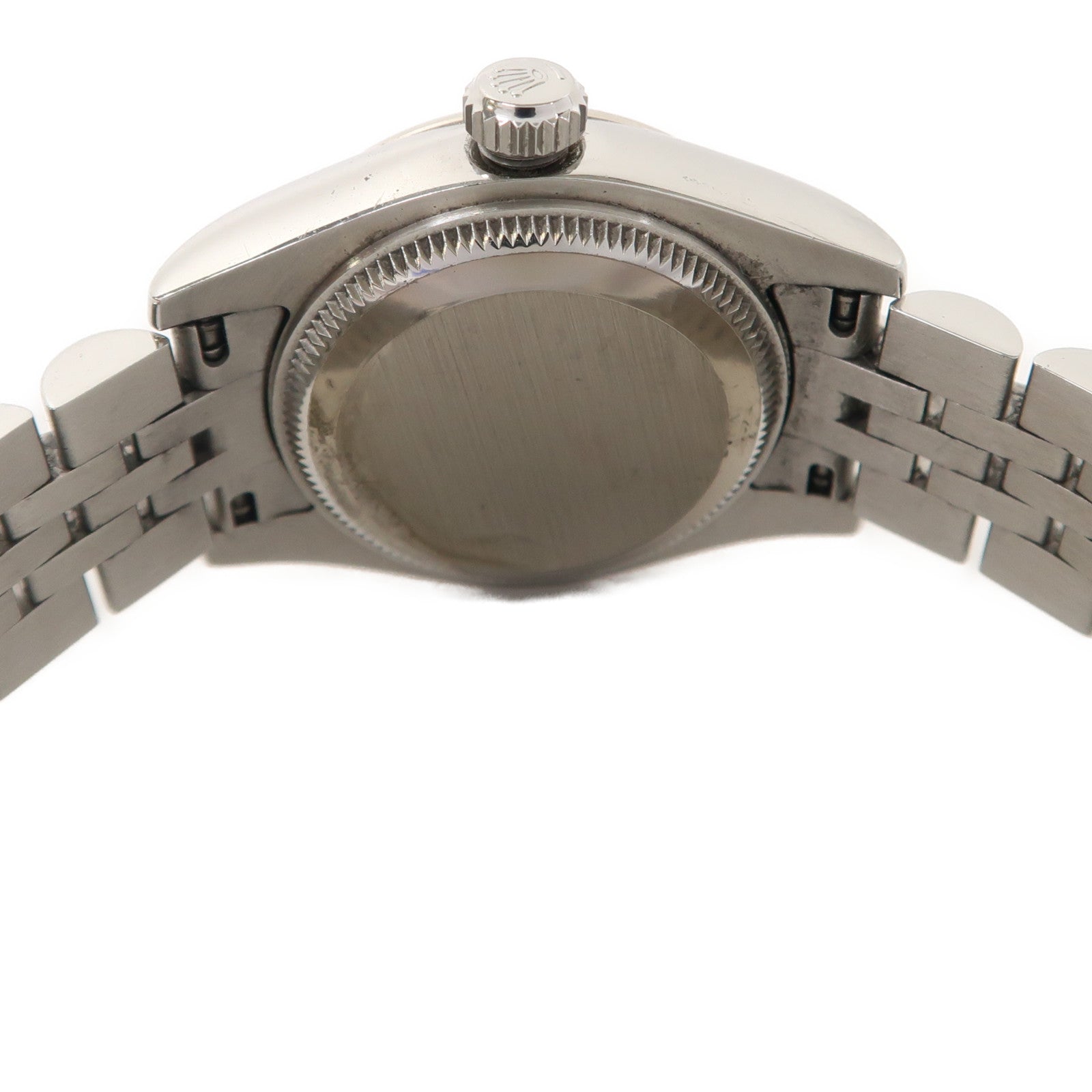 ROLEX 18K白金/不鏽鋼 Datejust自動機芯手錶銀色