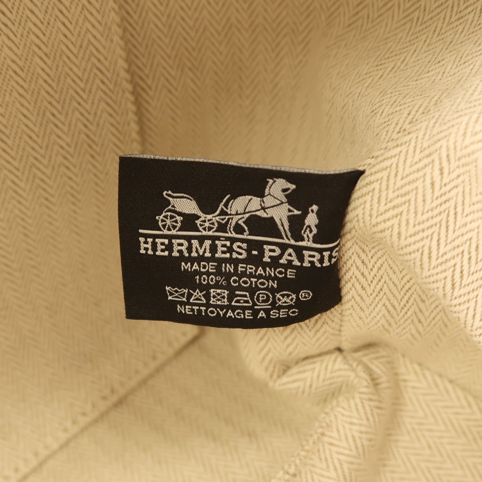 HERMES 帆布Bride A Brac Case Large銀扣手挽袋Vert Foret