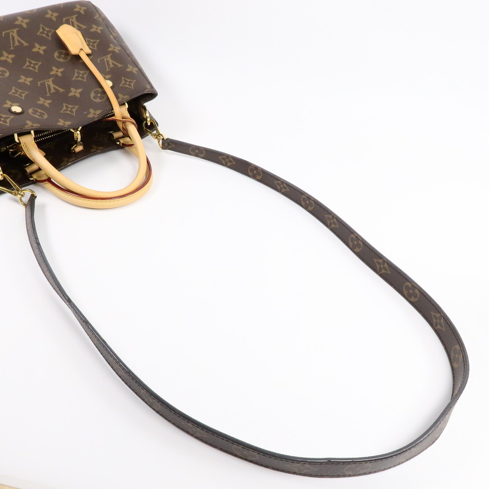 LOUIS VUITTON Monogram Montaigne BB手挽肩背兩用袋