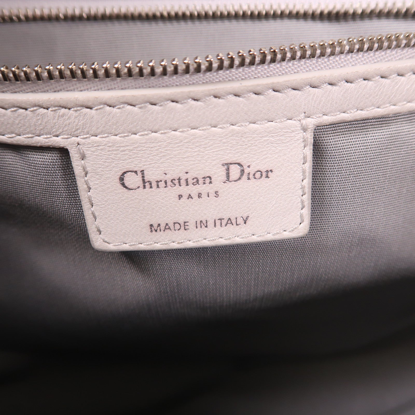 Dior 皮革Shoulder Tote銀扣肩背袋/手挽袋