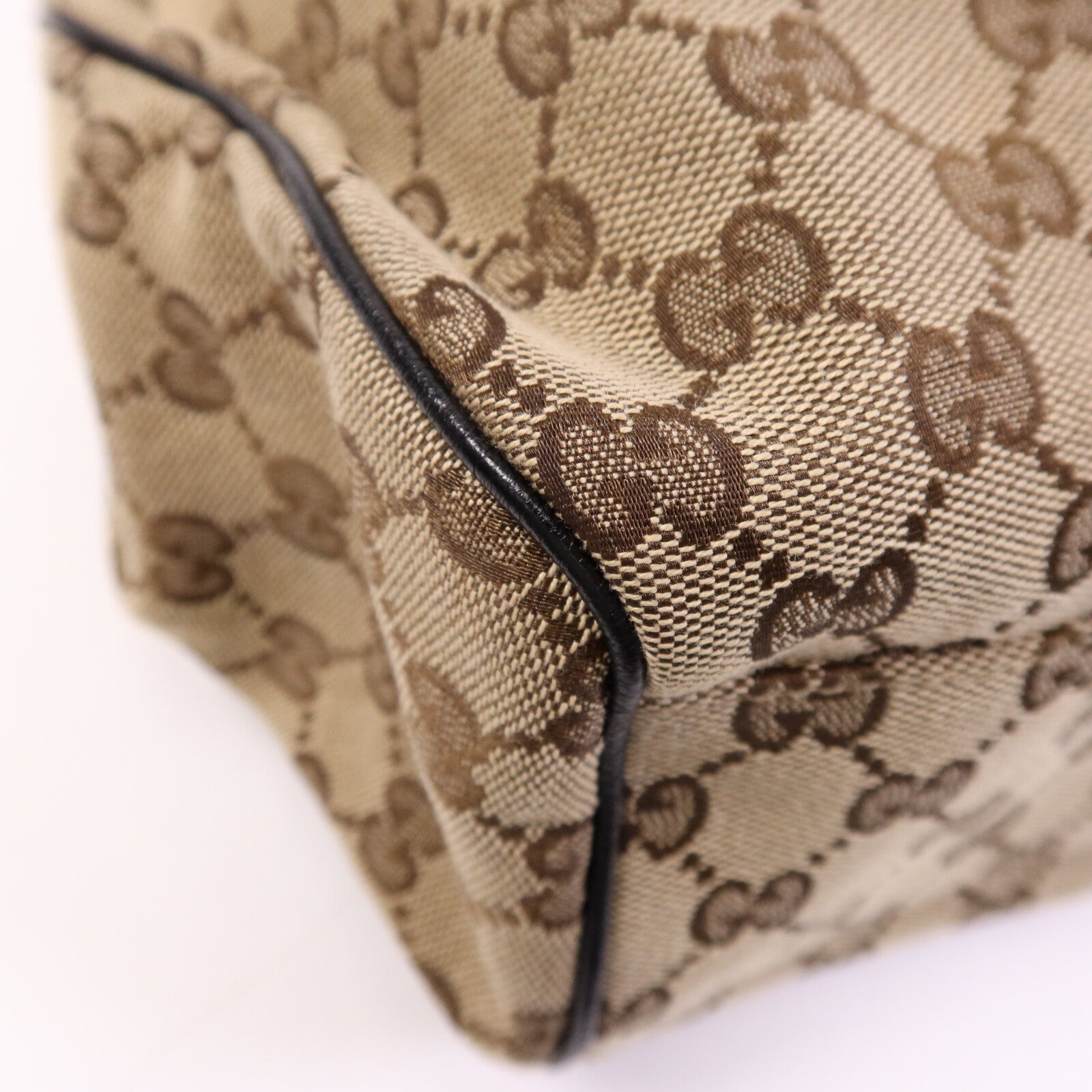 GUCCI 帆布Shoulder Bag金扣肩背袋