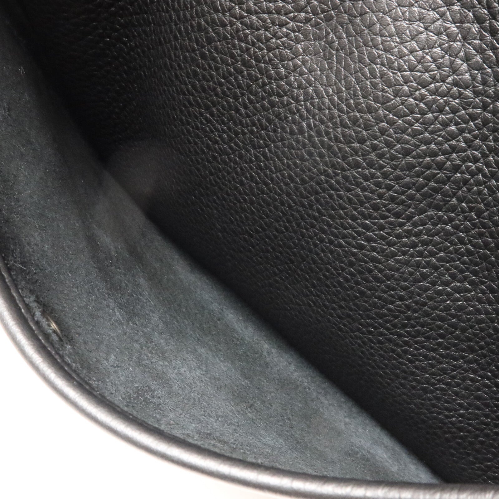 HERMES Clemence皮革Evelyne PM 肩背袋Noir