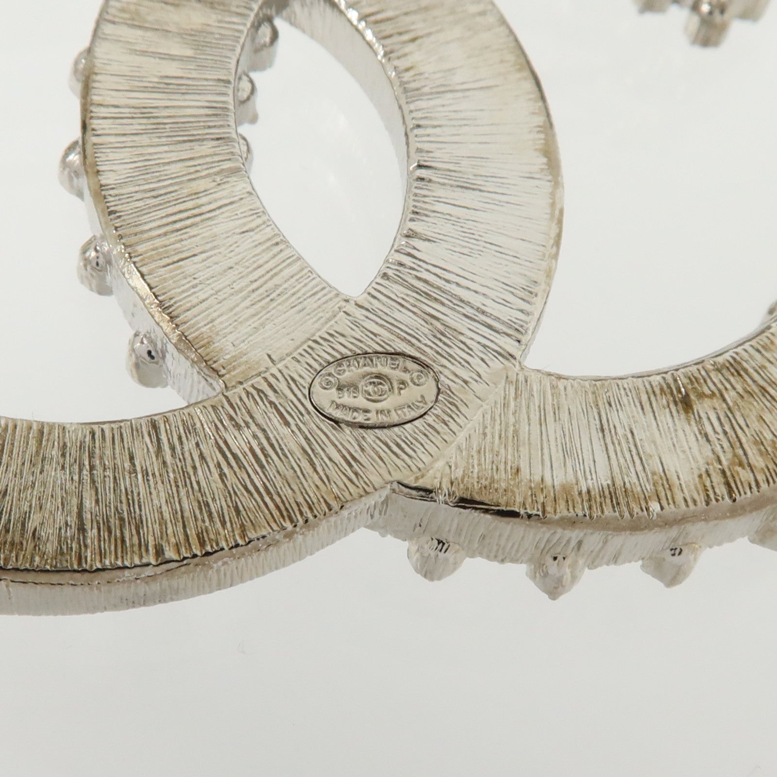 CHANEL 金屬Brooch銀扣胸針