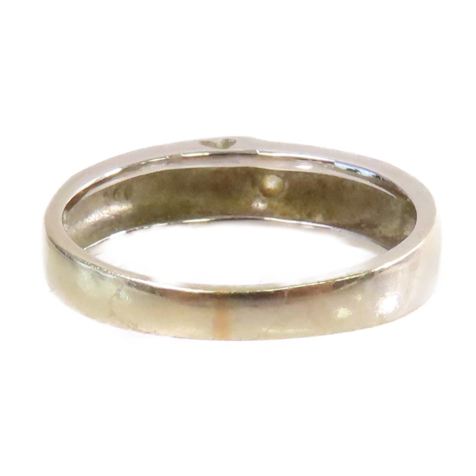 JEWELRY 【激減優惠】18K白金/0.09ct鑽石Diamond Ring戒指US#4.25