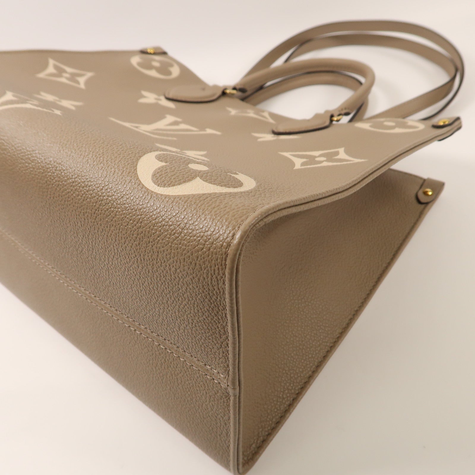 LOUIS VUITTON Empreinte皮革OnTheGO金扣手挽肩背兩用袋