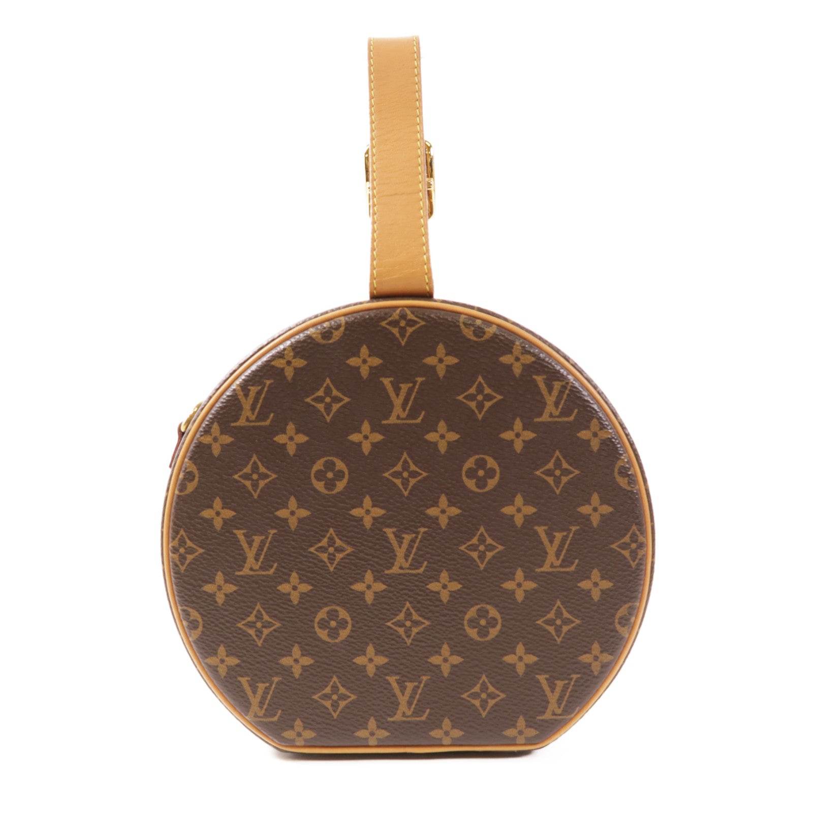 LOUIS VUITTON Monogram Petite Boite Chapeau金扣手挽肩背兩用袋