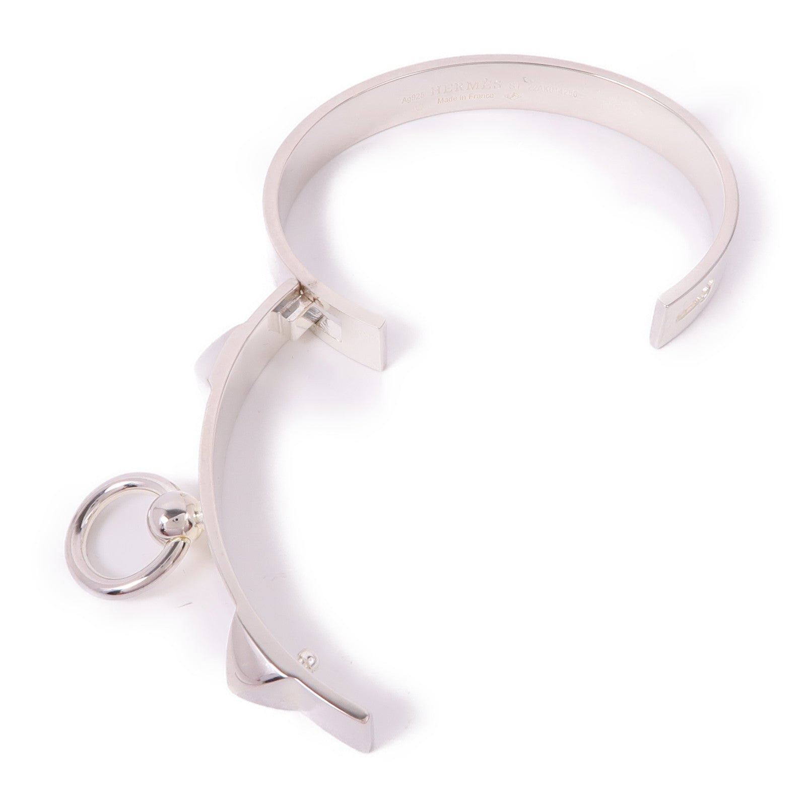 HERMES 925純銀Collier de Chien Bracelet手鐲
