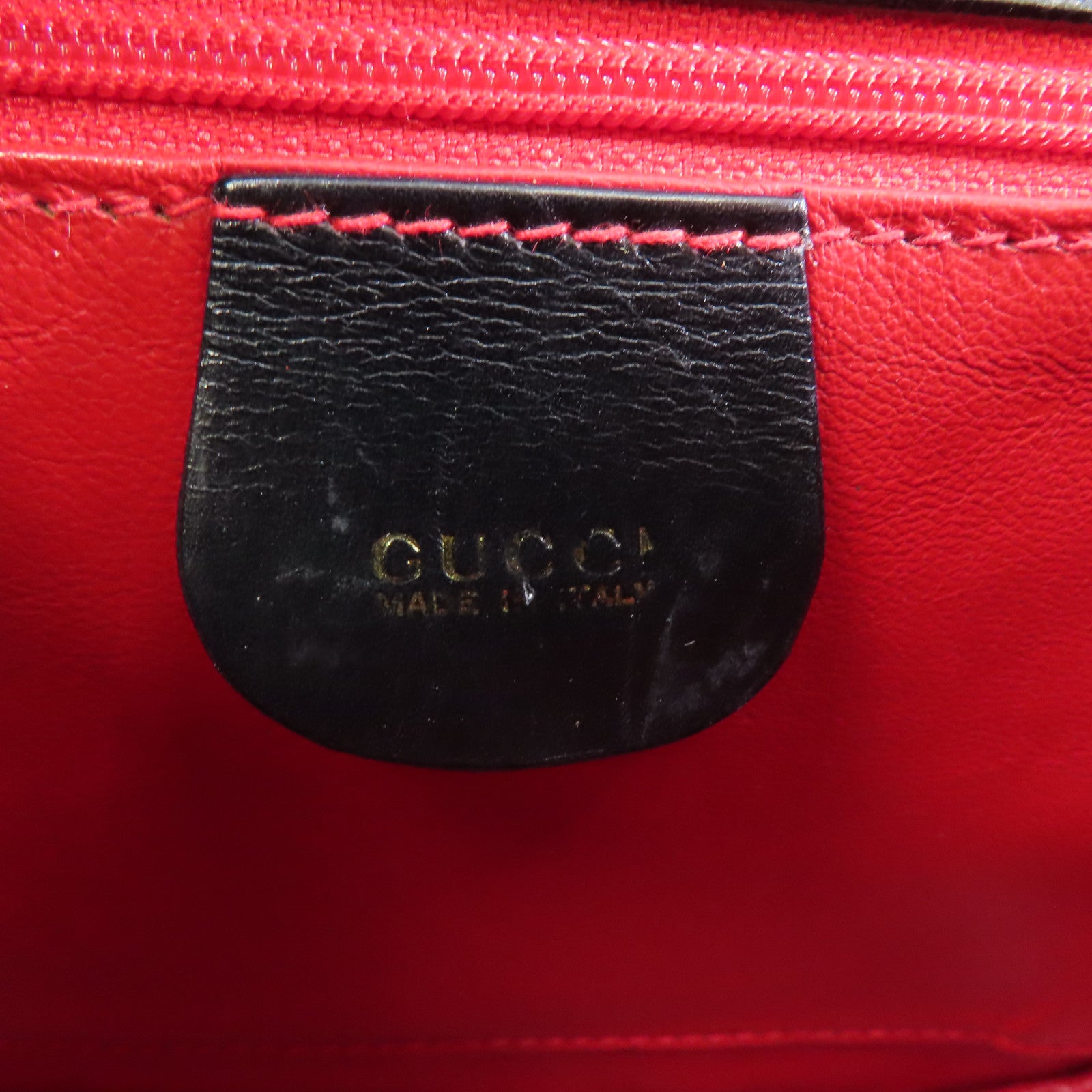 GUCCI 牛皮皮革Bamboo Shoulder Bag金扣肩背袋黑色
