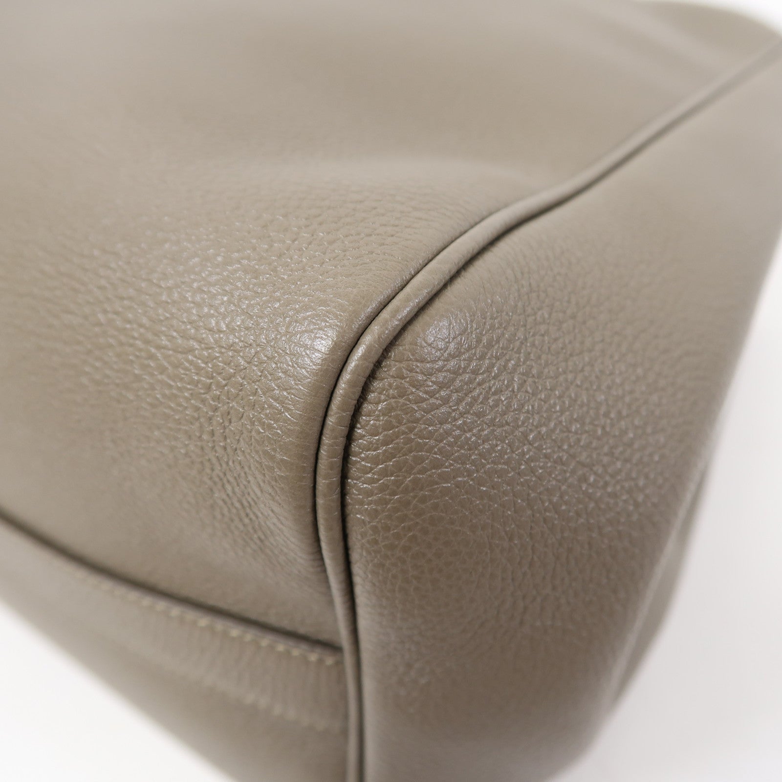 CELINE 【激減優惠】牛皮皮革Folded Cabas金扣手挽肩背兩用袋灰色