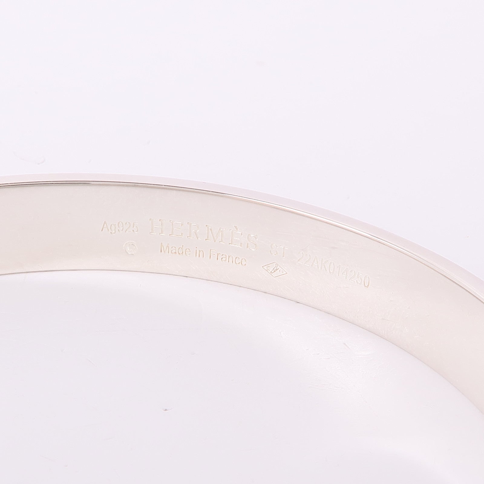 HERMES 925純銀Collier de Chien Bracelet手鐲
