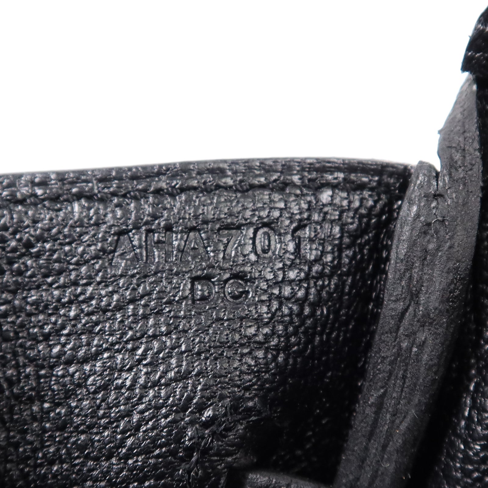 HERMES Clemence皮革Birkin 30金扣手挽袋Noir