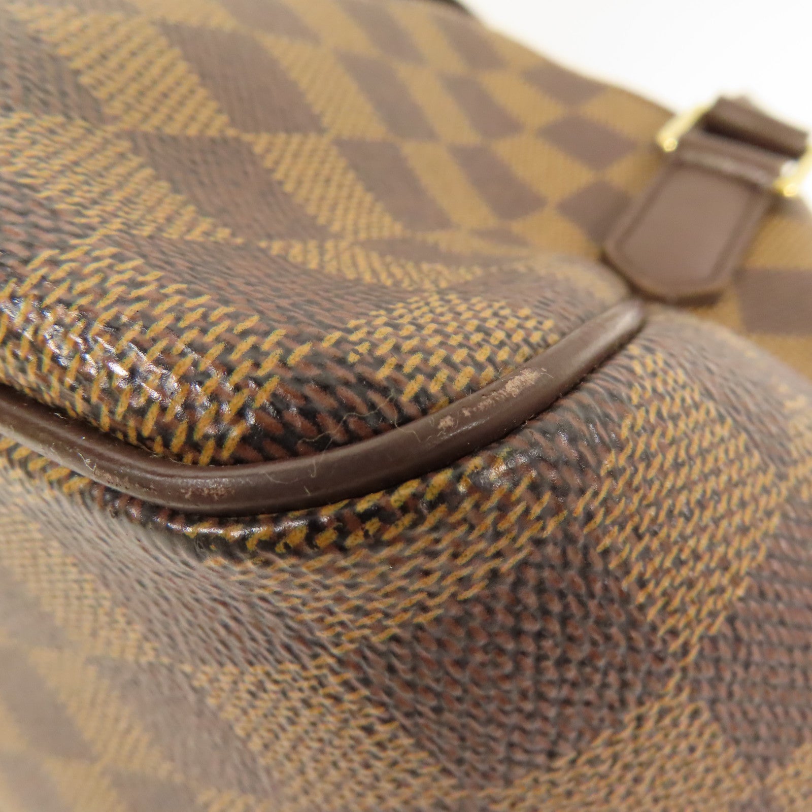 LOUIS VUITTON GHW Belem PM Hand Bag N51173 Damier Brown