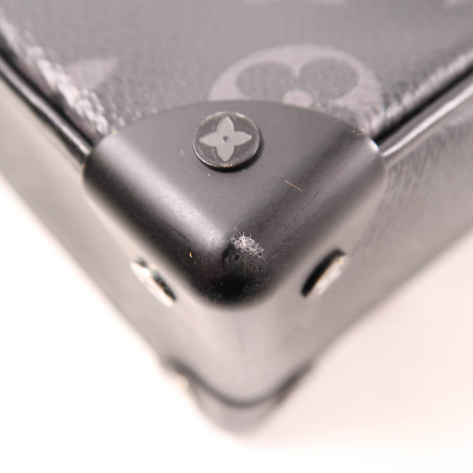 LOUIS VUITTON Monogram Eclipse Mini Soft Trunk肩背袋黑色