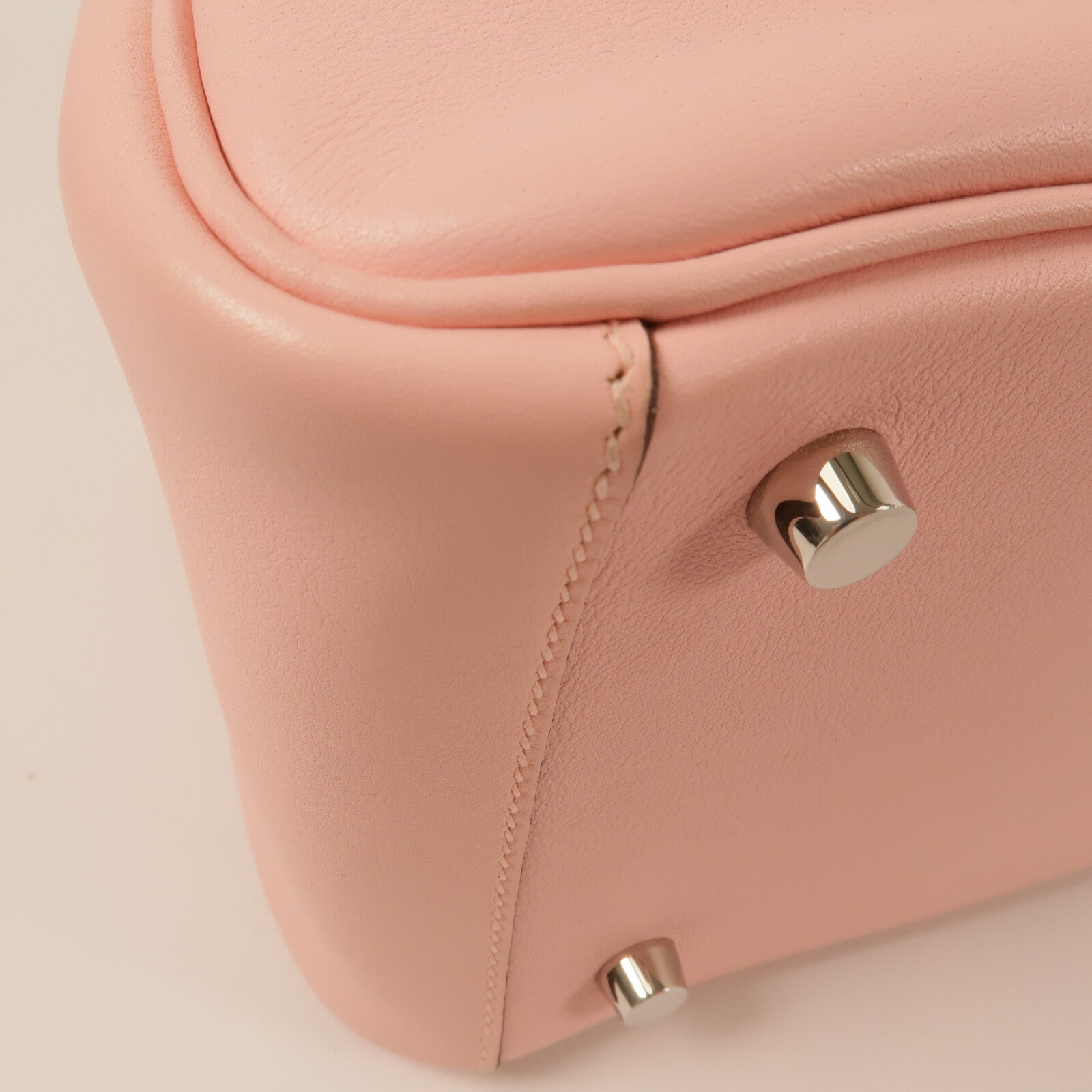 HERMES Swift皮革Lindy 26手挽肩背兩用袋Rose Sakura