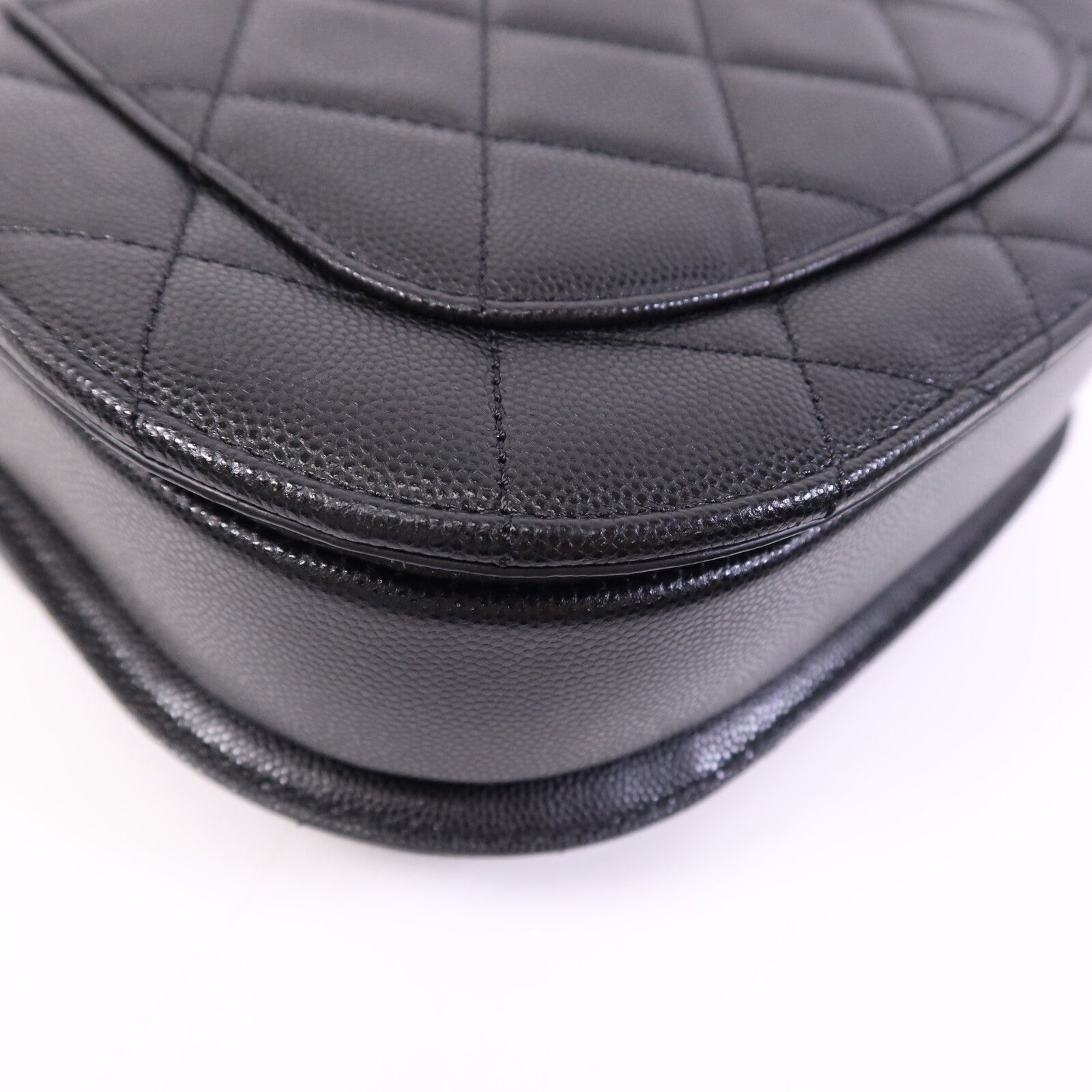 CHANEL 牛皮皮革Chain Shoulder Bag金扣鏈帶肩背袋