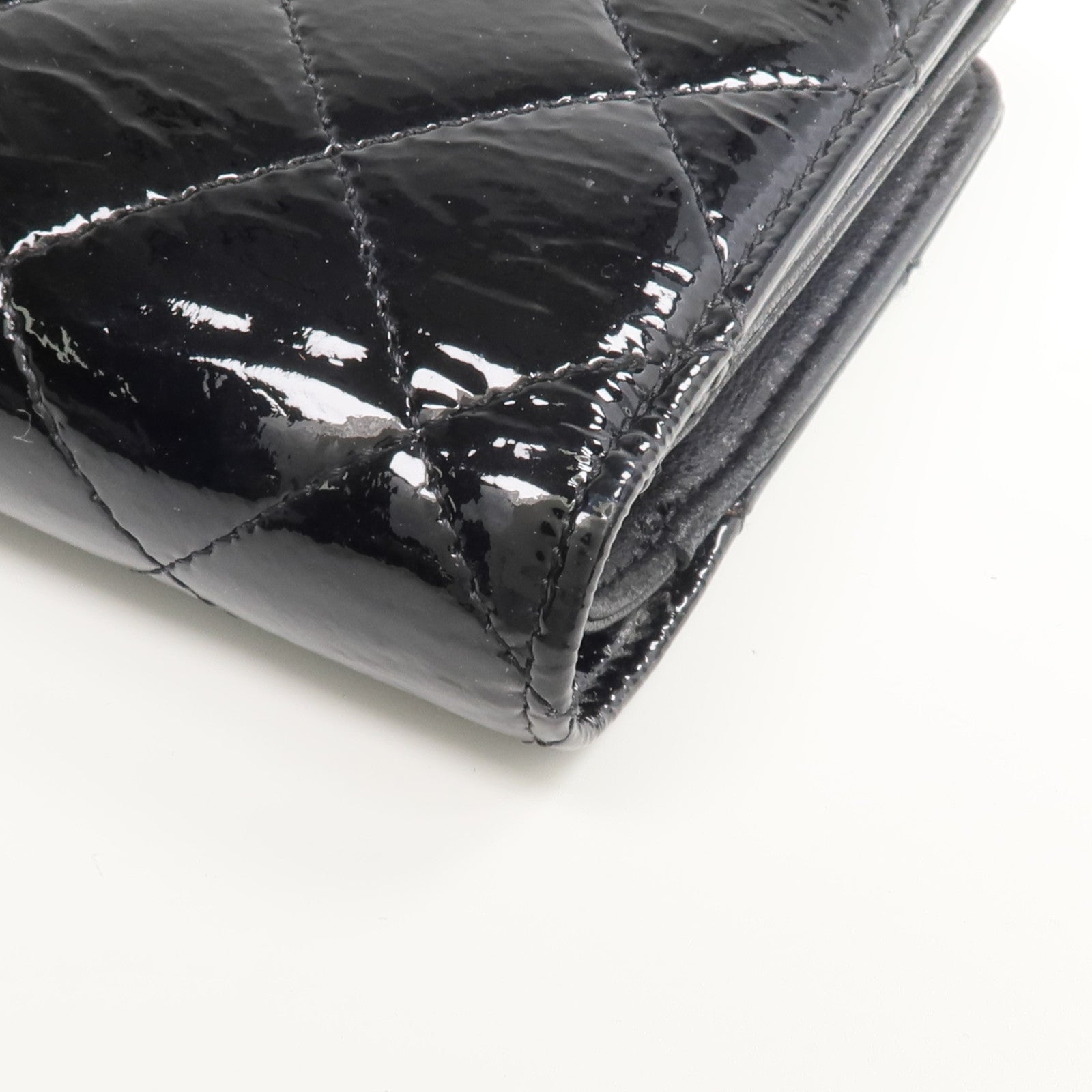 CHANEL 漆皮皮革Wallet錢包