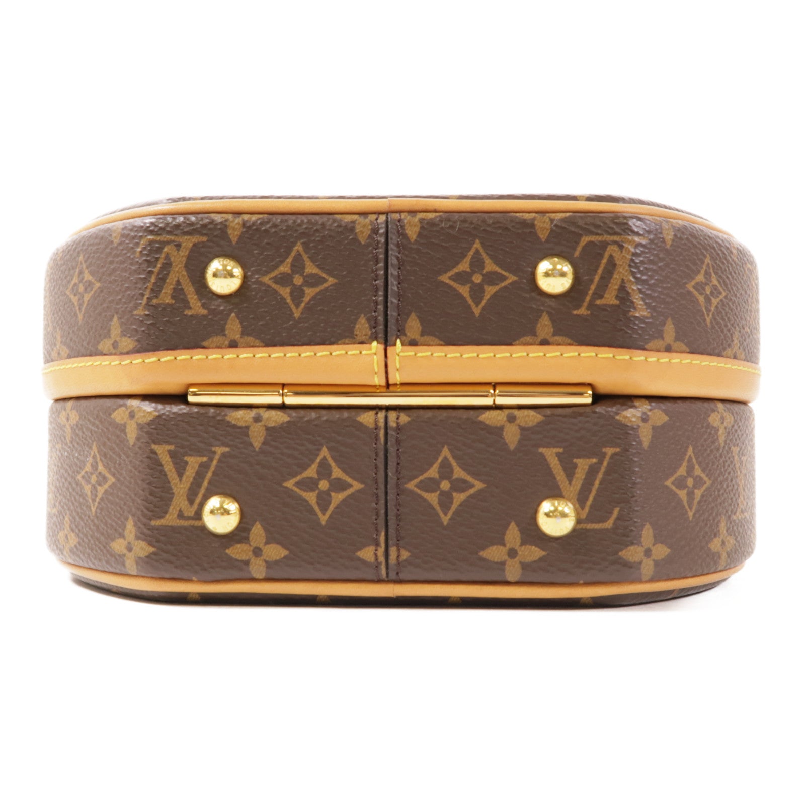 LOUIS VUITTON Monogram Petite Boite Chapeau金扣手挽肩背兩用袋