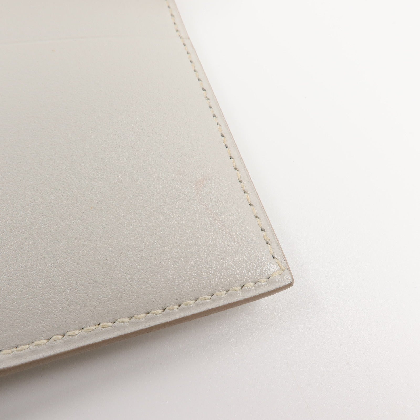 HERMES Tadelakt皮革/蜥蝪皮革Bearn Long Wallet長錢包Gris Perle
