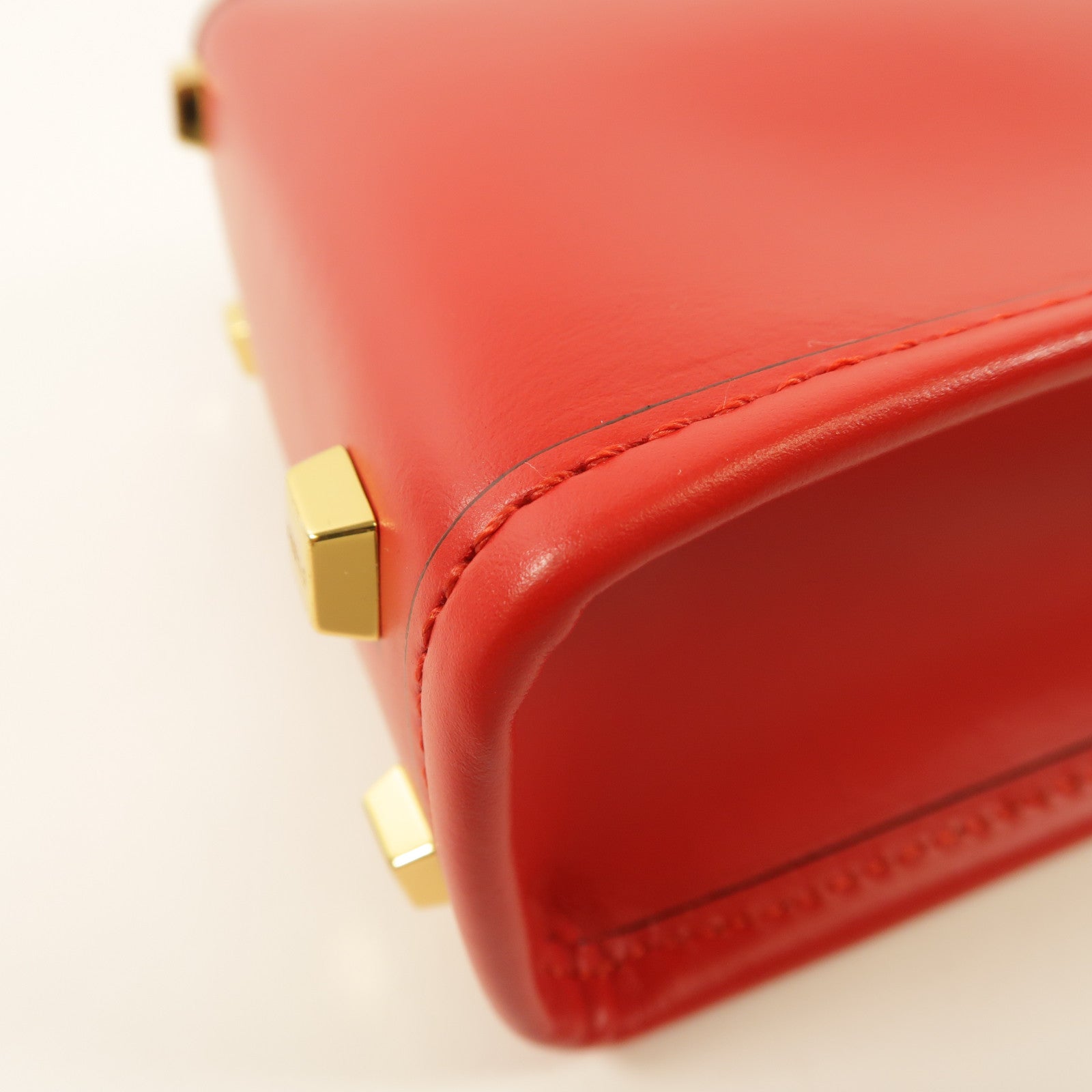 FENDI 牛皮皮革Mini Sunshine金扣手挽肩背兩用袋