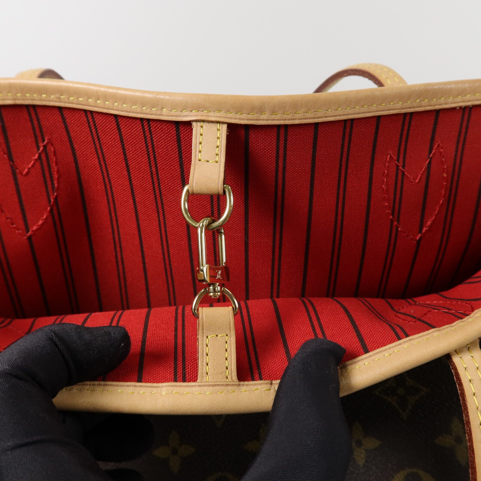 LOUIS VUITTON Monogram Neverfull MM手挽袋