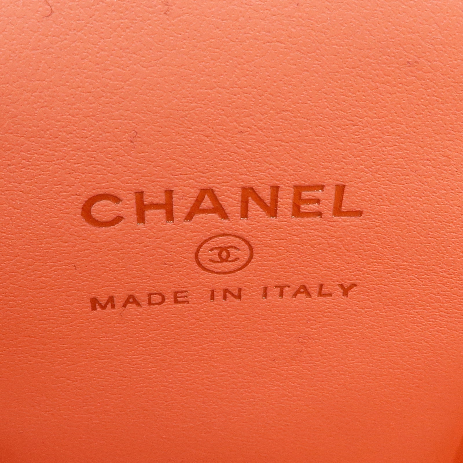 CHANEL 牛皮皮革Chain Shoulder金扣鏈帶肩背袋