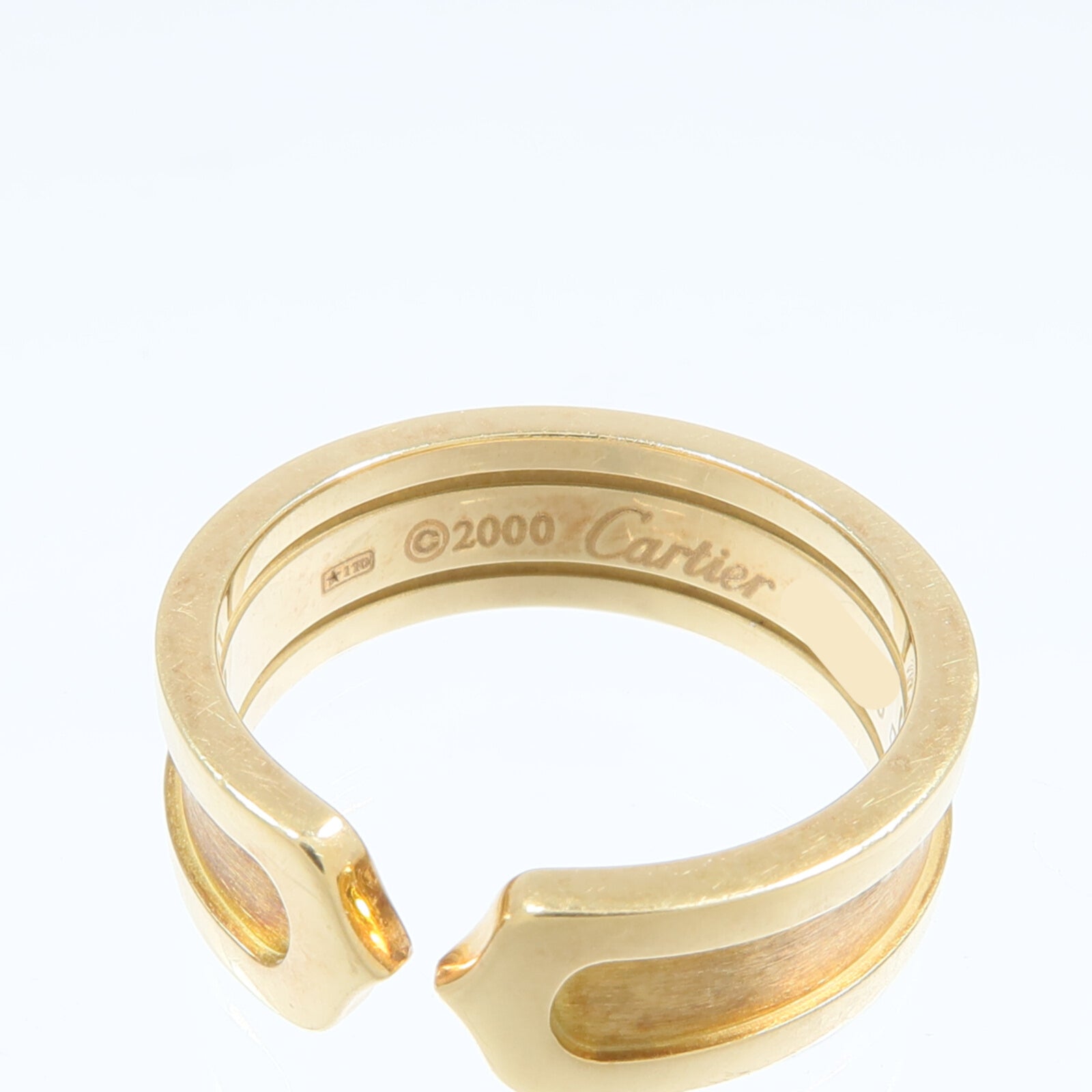 CARTIER 18K黃金C2 Ring戒指