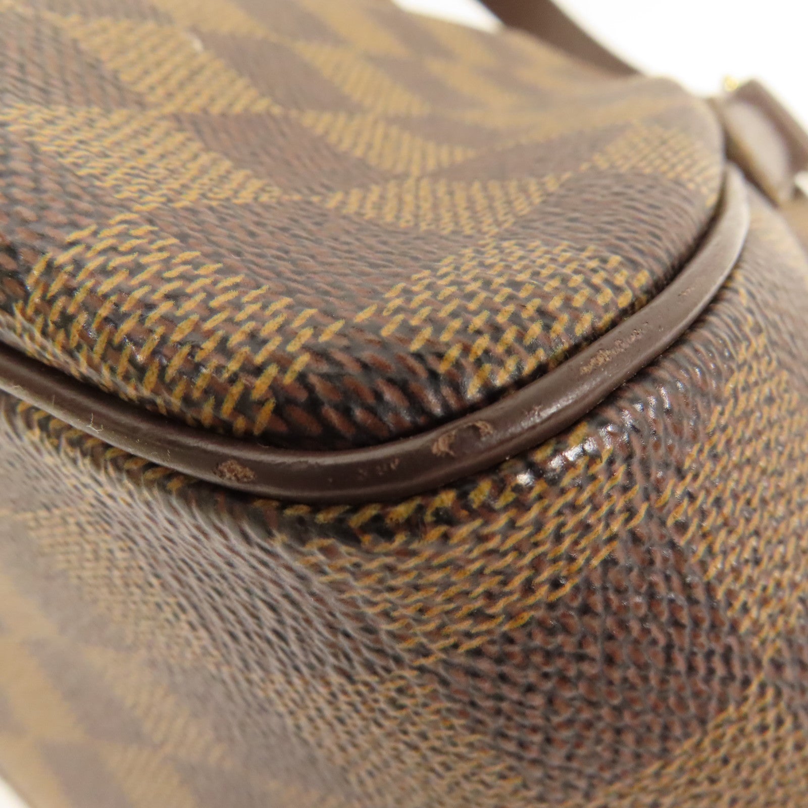 LOUIS VUITTON GHW Belem PM Hand Bag N51173 Damier Brown