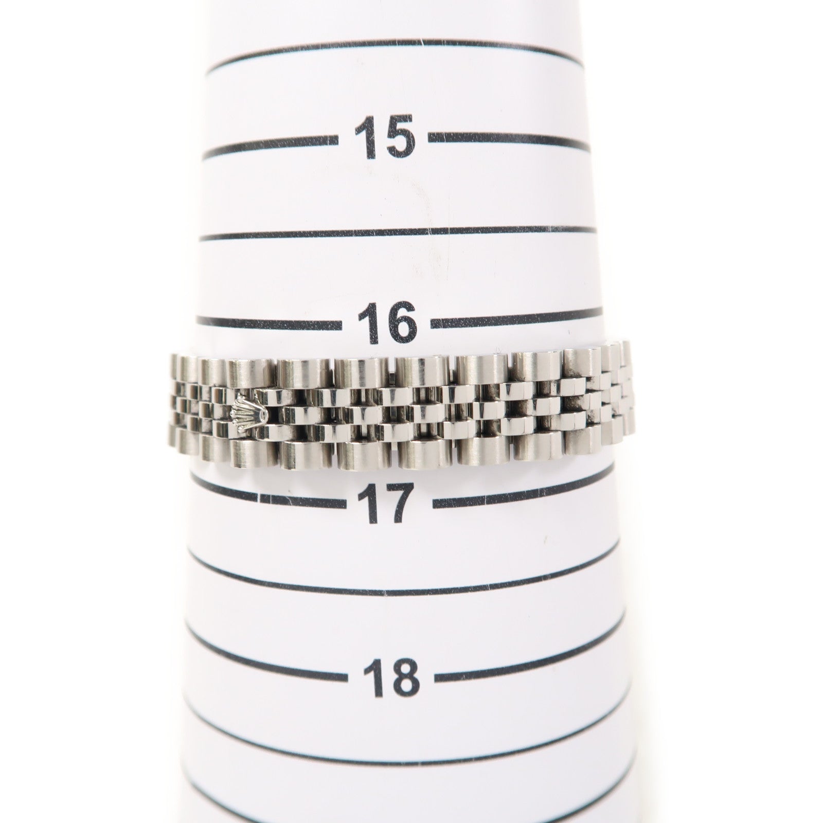 ROLEX 18K白金/不鏽鋼 Datejust自動機芯手錶銀色