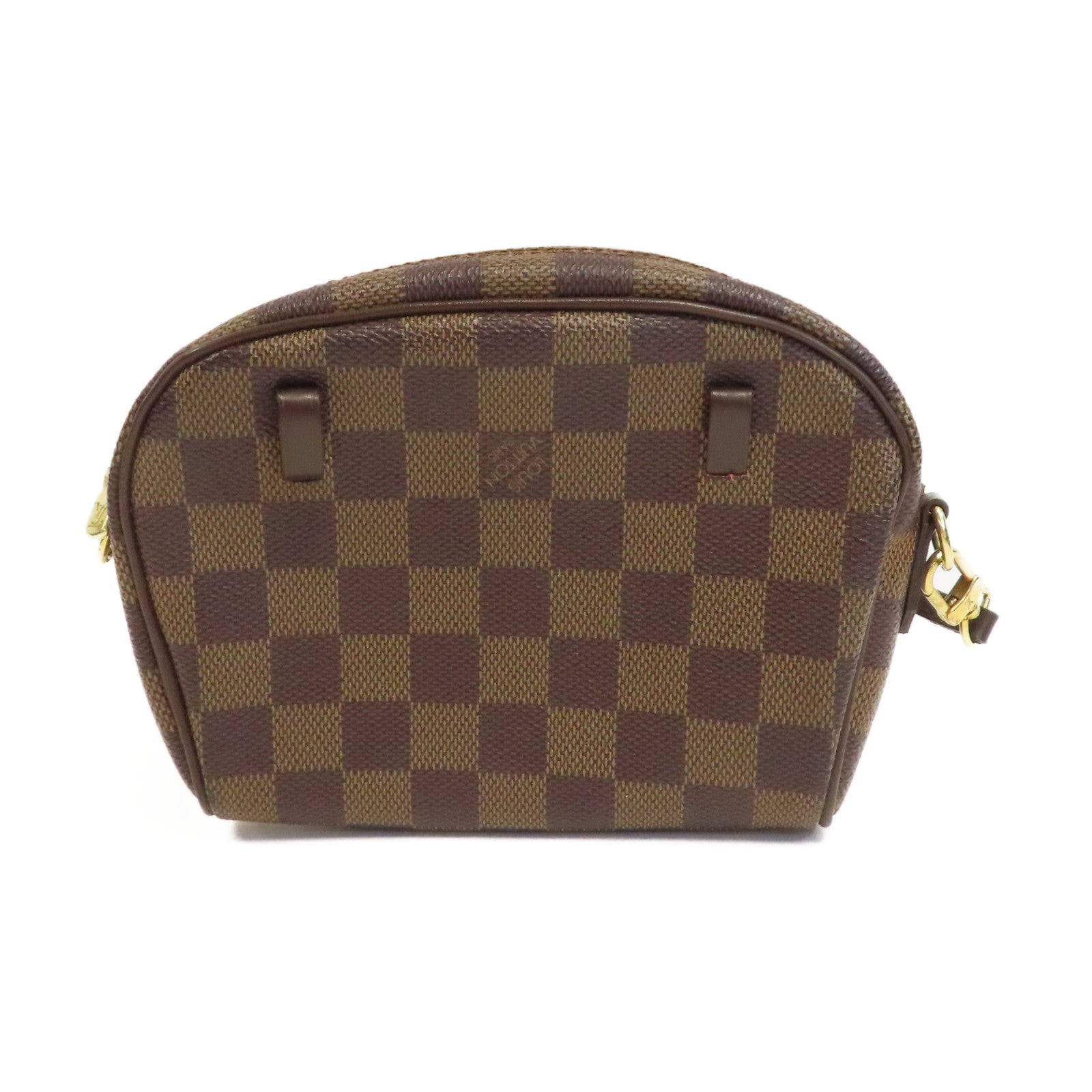 LOUIS VUITTON Damier Pochette Ipanema金扣肩背袋啡色