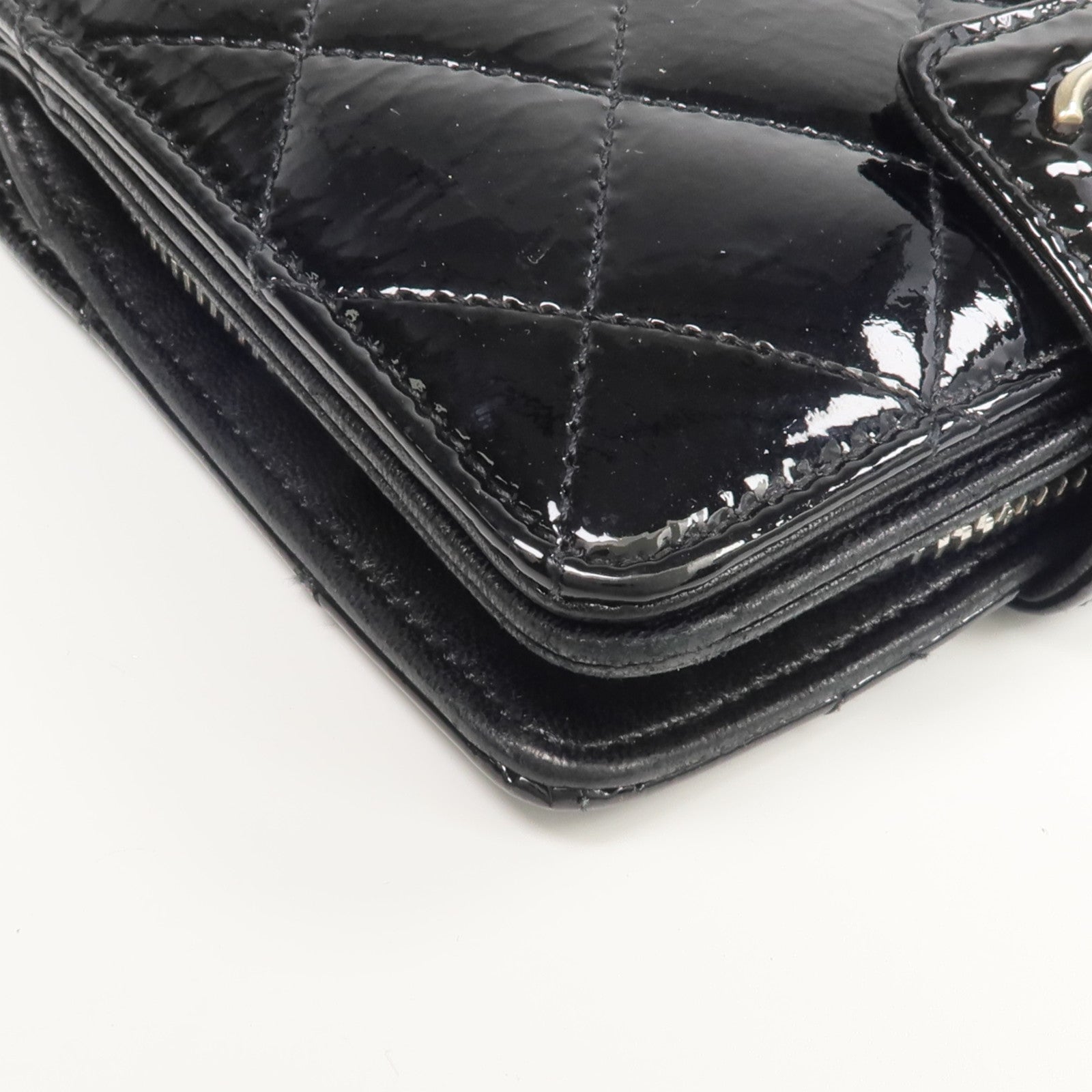 CHANEL 漆皮皮革Wallet錢包