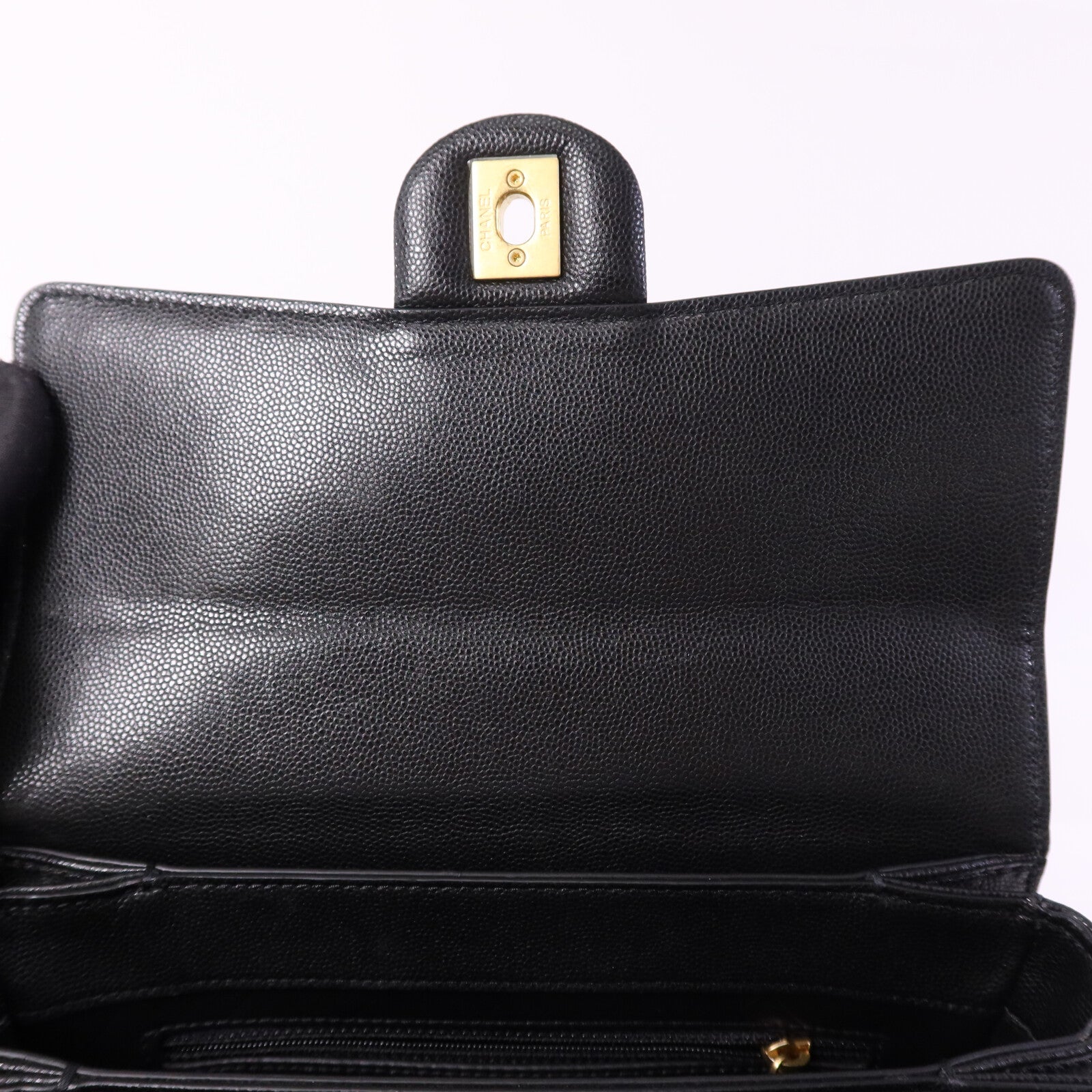 CHANEL 牛皮皮革Chain Shoulder Bag金扣鏈帶肩背袋