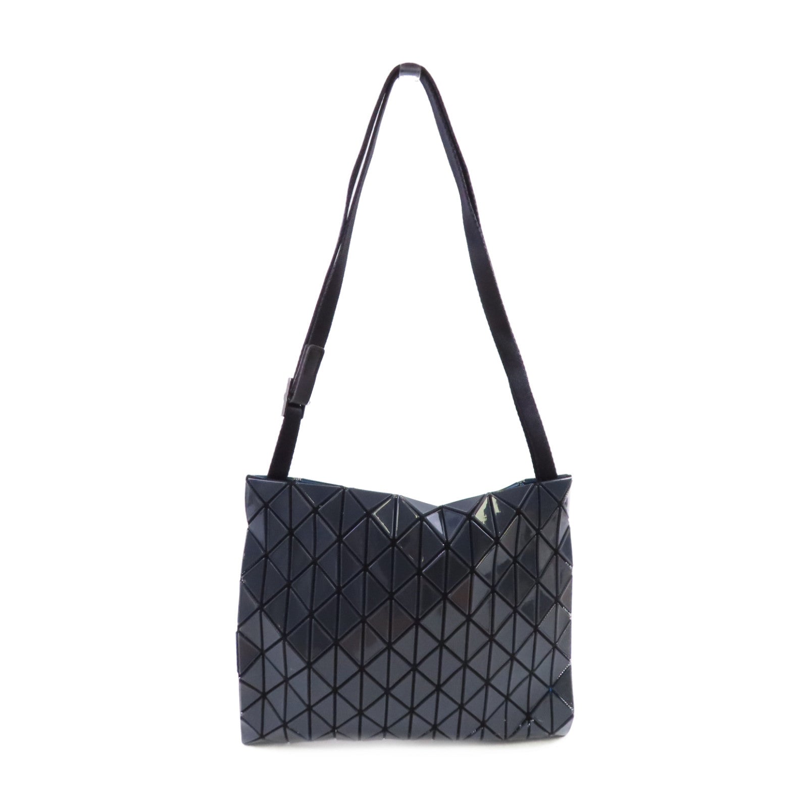 BAO BAO ISSEYMIYAKE PVC Shoulder Bag肩背袋碳灰色/藍色