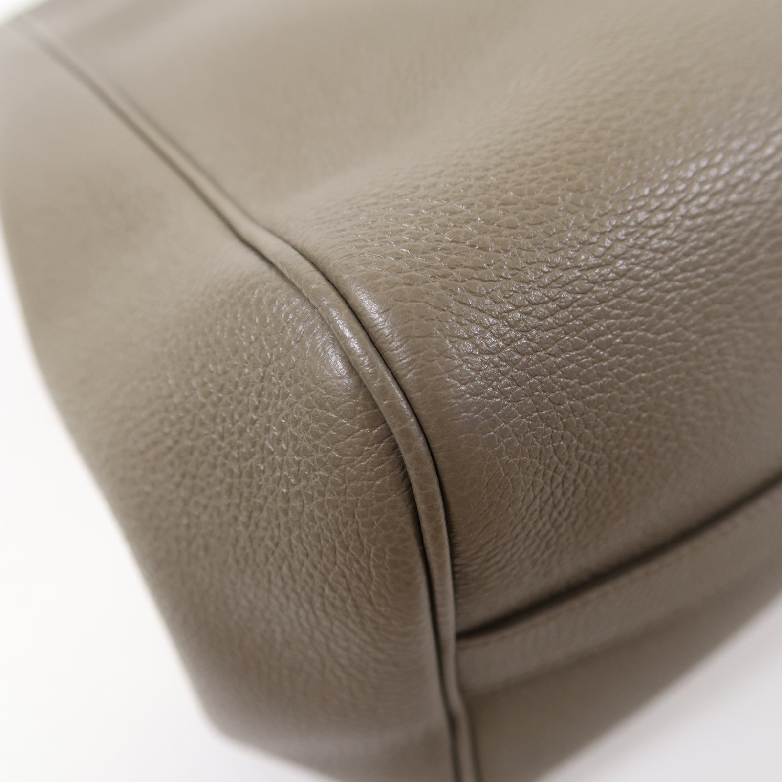 CELINE 【激減優惠】牛皮皮革Folded Cabas金扣手挽肩背兩用袋灰色
