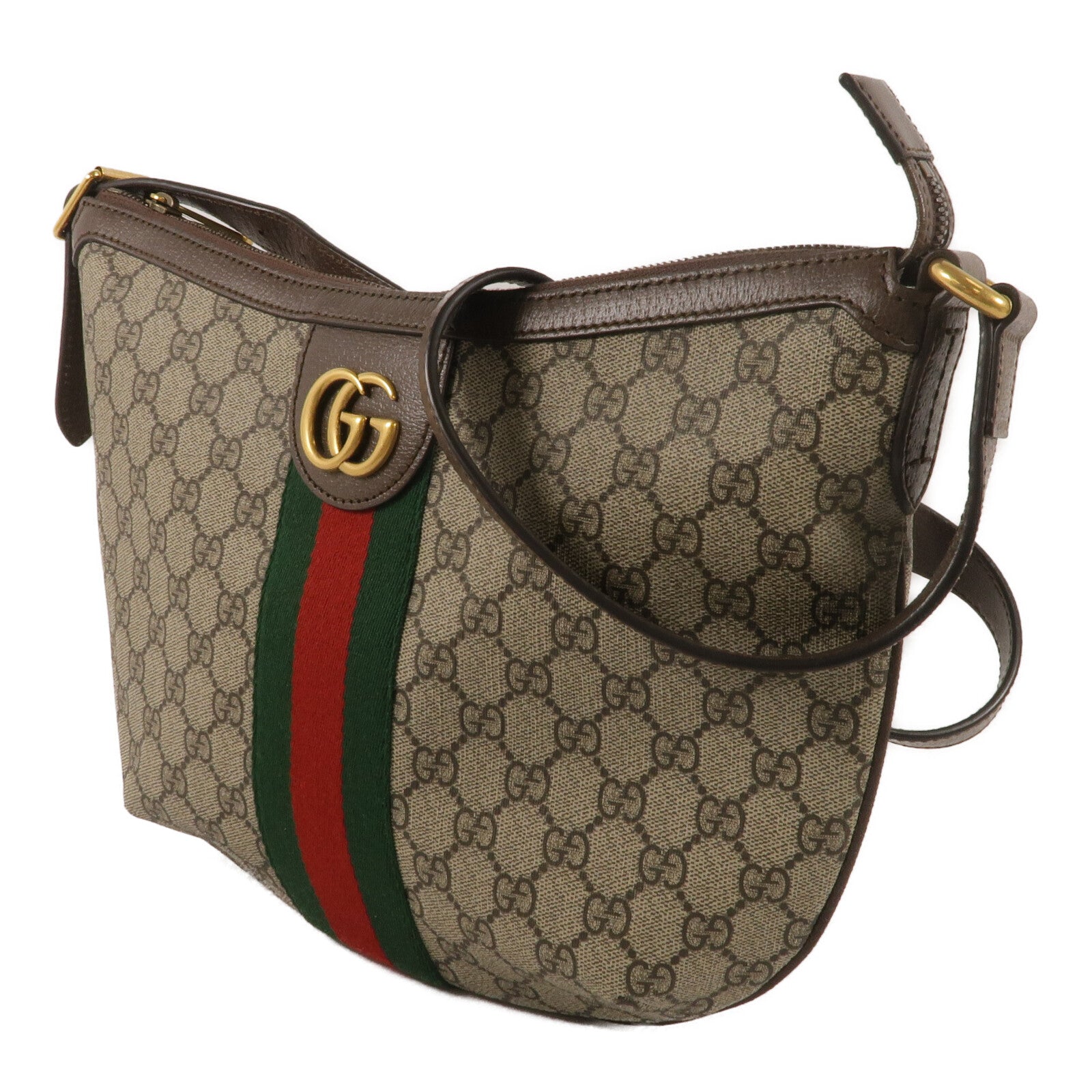GUCCI 塗層帆布Ophidia Small Shoulder Bag肩背袋