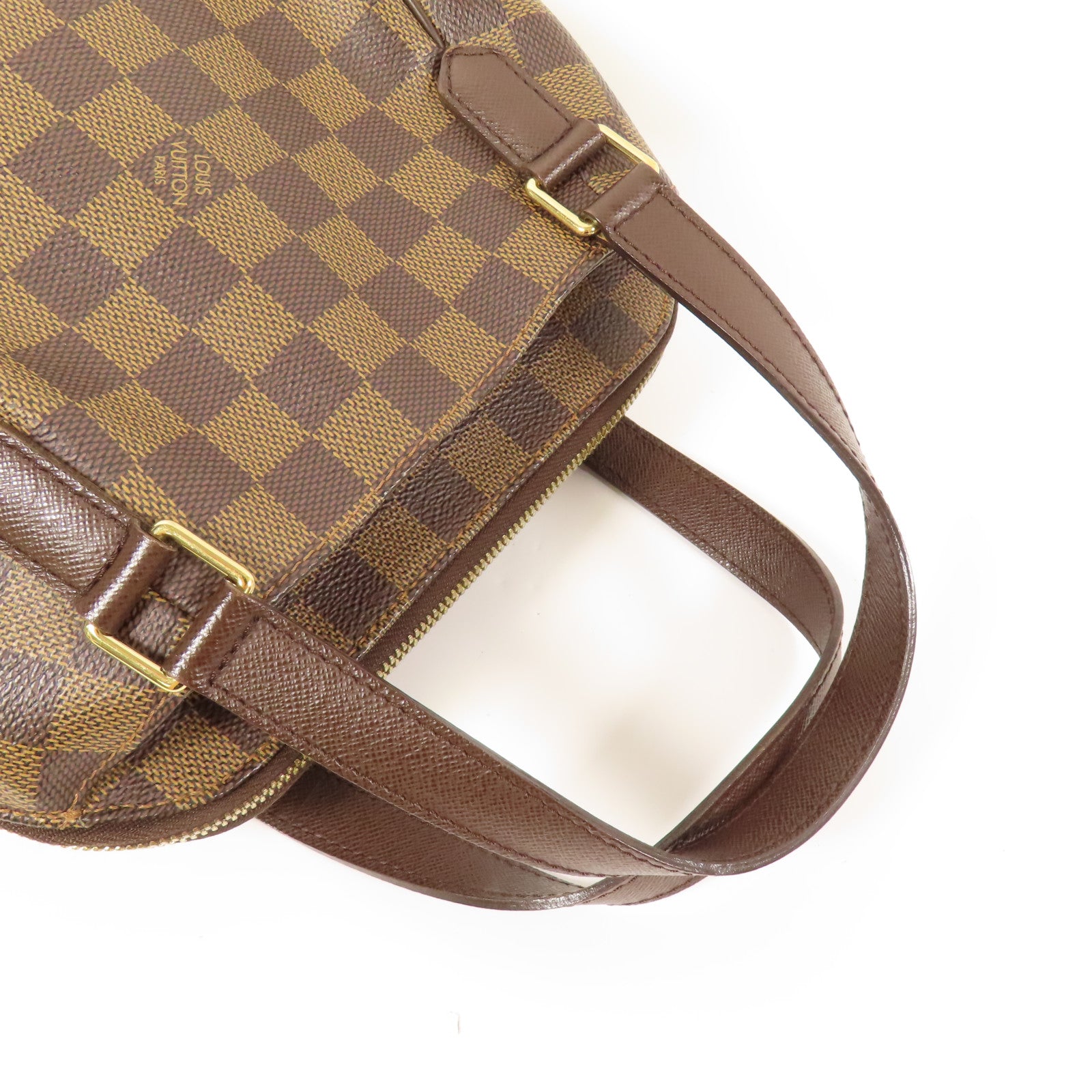 LOUIS VUITTON GHW Belem PM Hand Bag N51173 Damier Brown