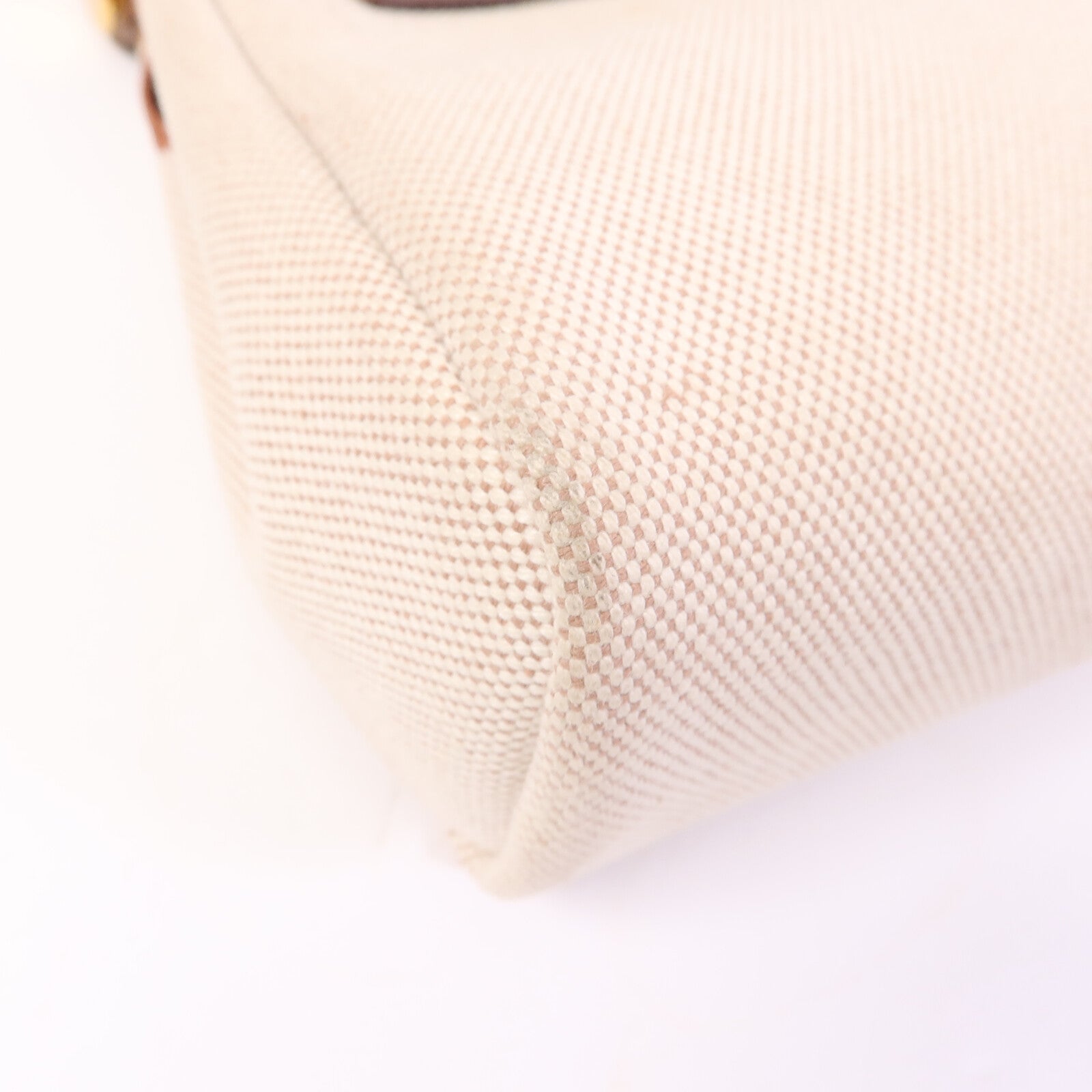 HERMES 帆布Mini Herbag肩背袋Gold
