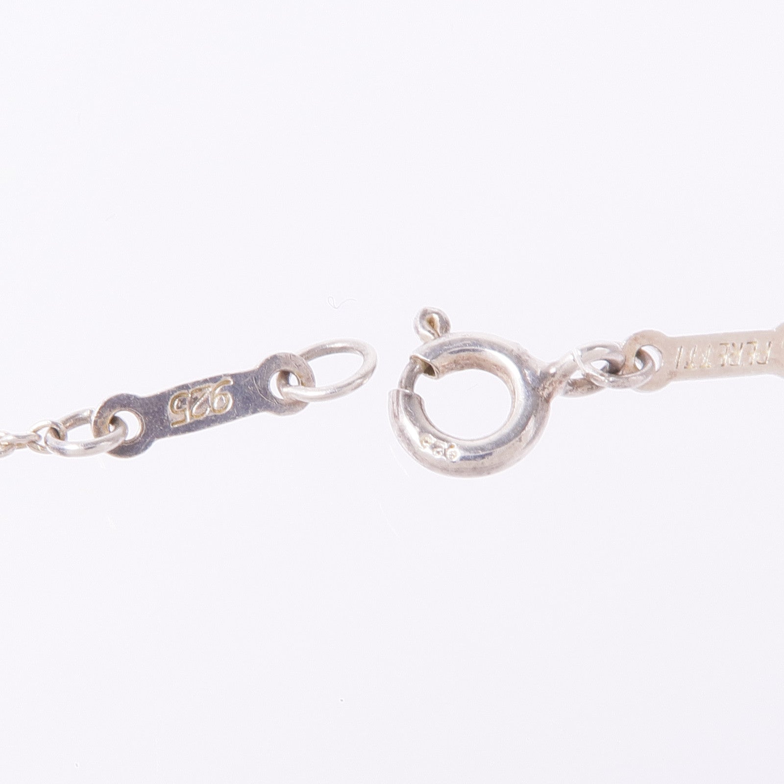 TIFFANY＆CO 925純銀Elsa Peretti Double Teardrop項鍊