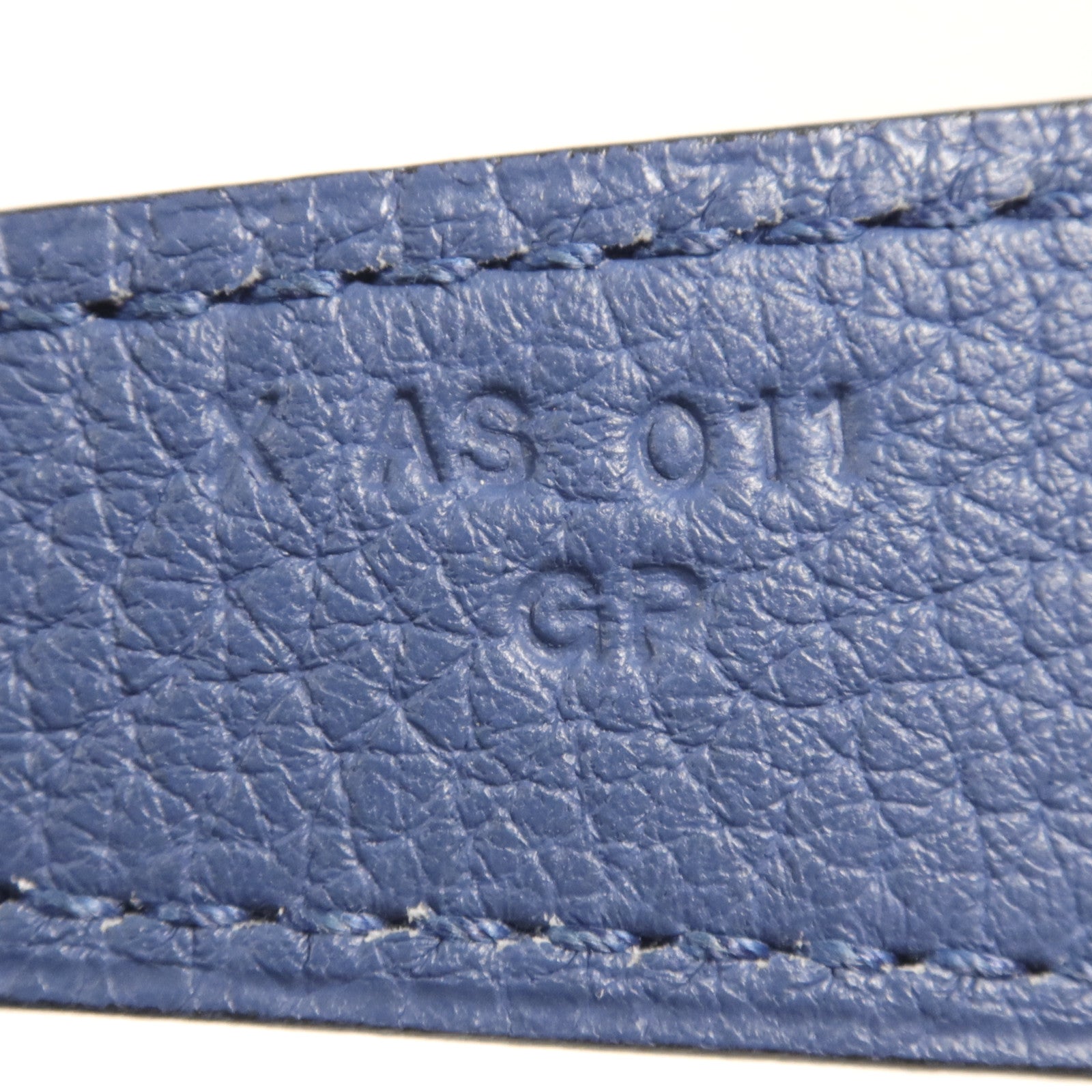 HERMES Clemence皮革Lindy 30銀扣手挽肩背兩用袋Bleu Brighton