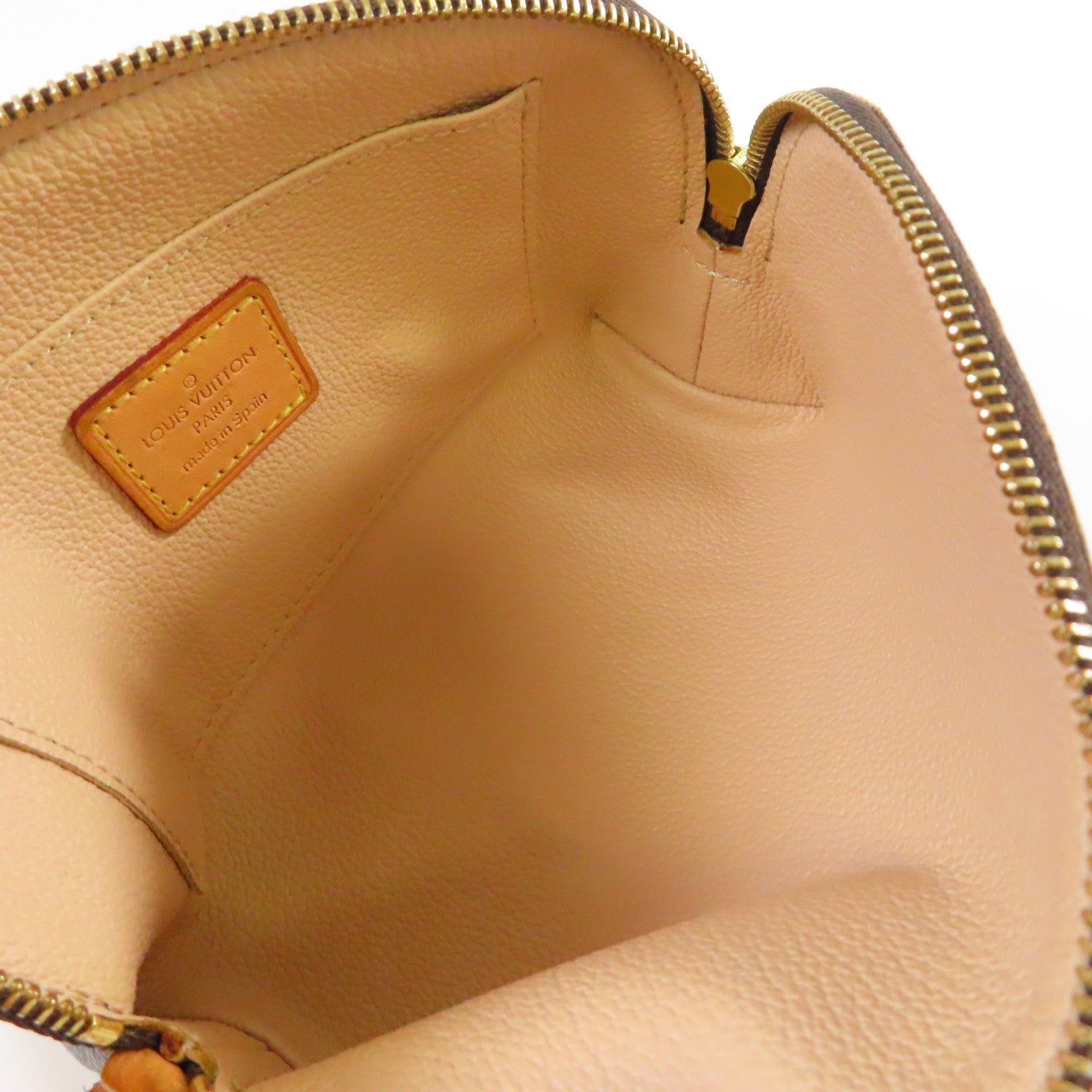 LOUIS VUITTON 【激減優惠】Monogram Cosmetic Pouch金扣化妝包啡色