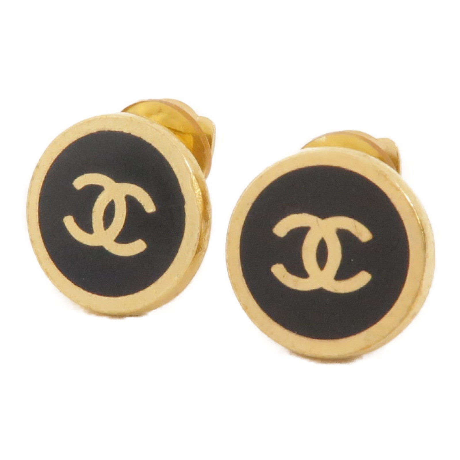 CHANEL 金屬Earrings耳環金色
