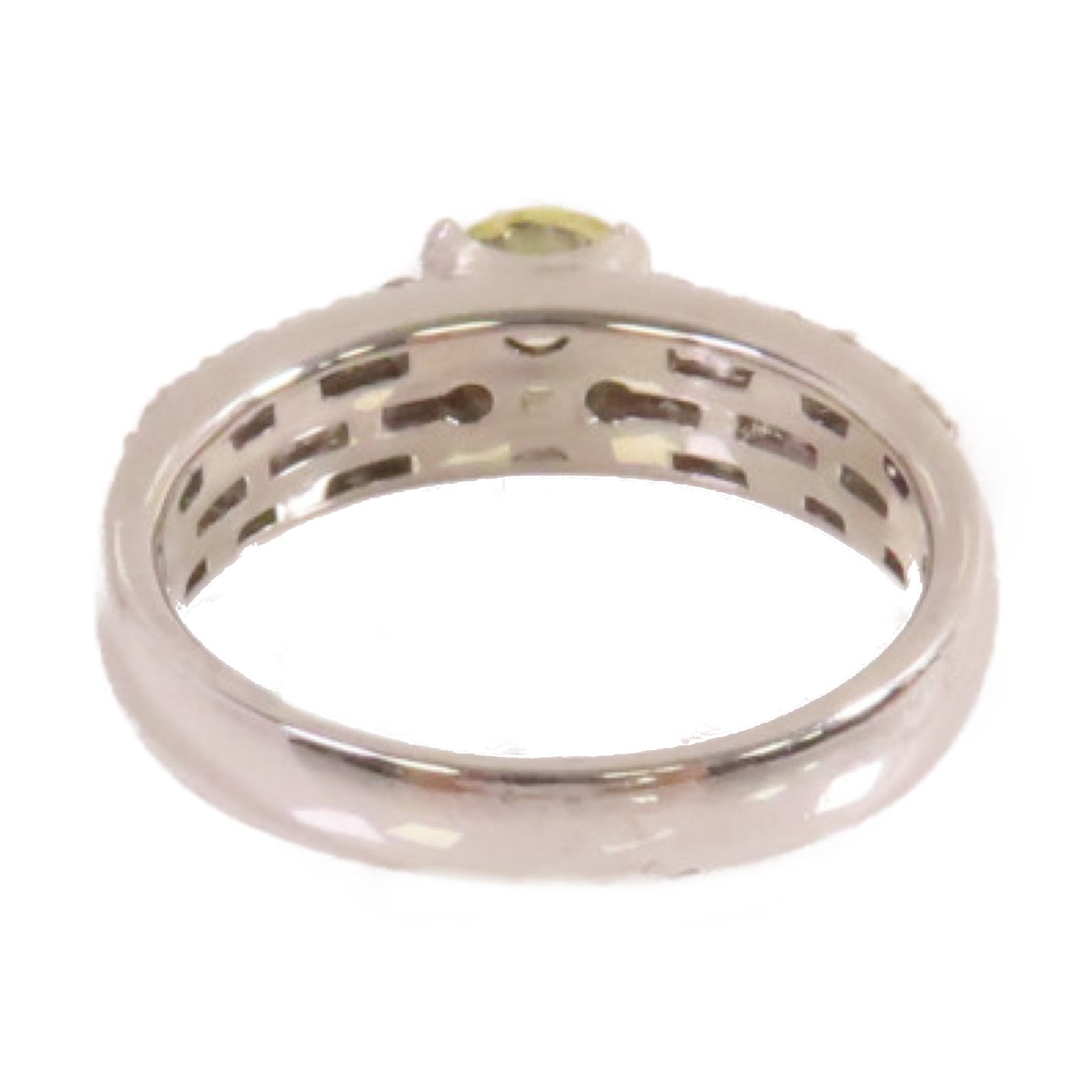 JEWELRY 【激減優惠】PT900鉑金/1.025ct/0.63ct鑚石Diamond Ring戒指US#8