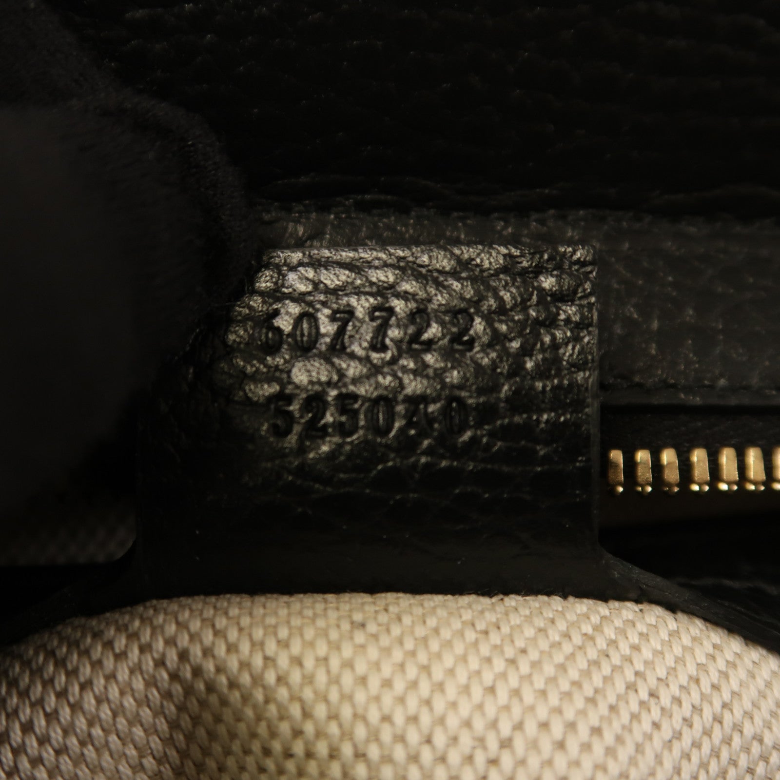 GUCCI 牛皮皮革2 Way Shoulder金扣手挽肩背兩用袋黑色