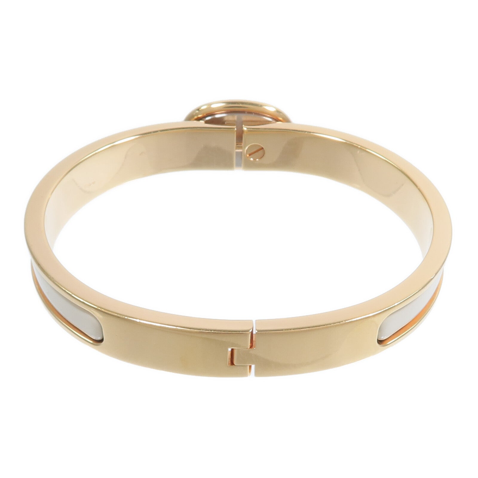 HERMES 琺瑯/金屬Mini Clic Chaine D'Ancre手鐲