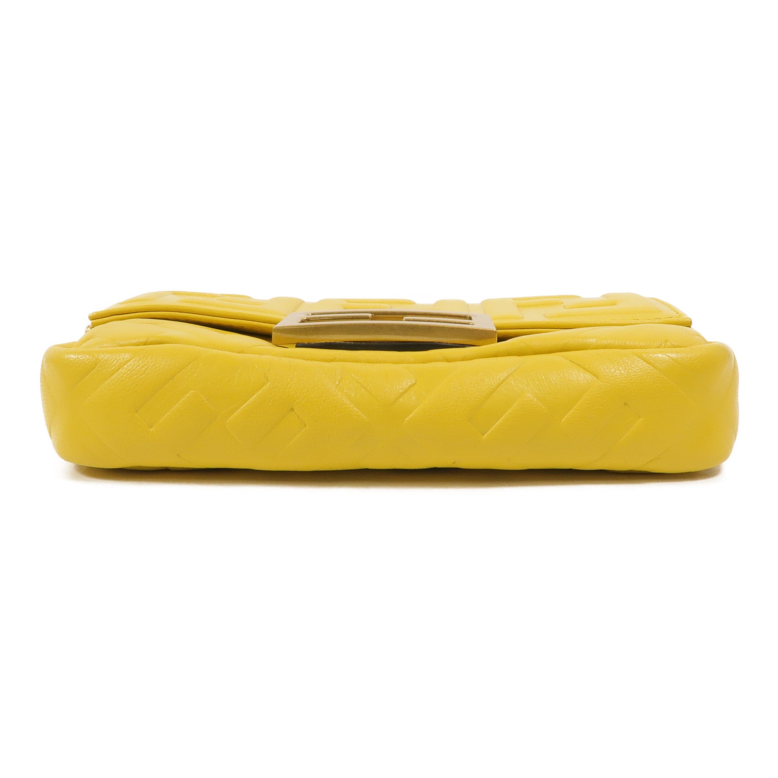 FENDI 牛皮皮革Baguette Mini手挽肩背兩用袋