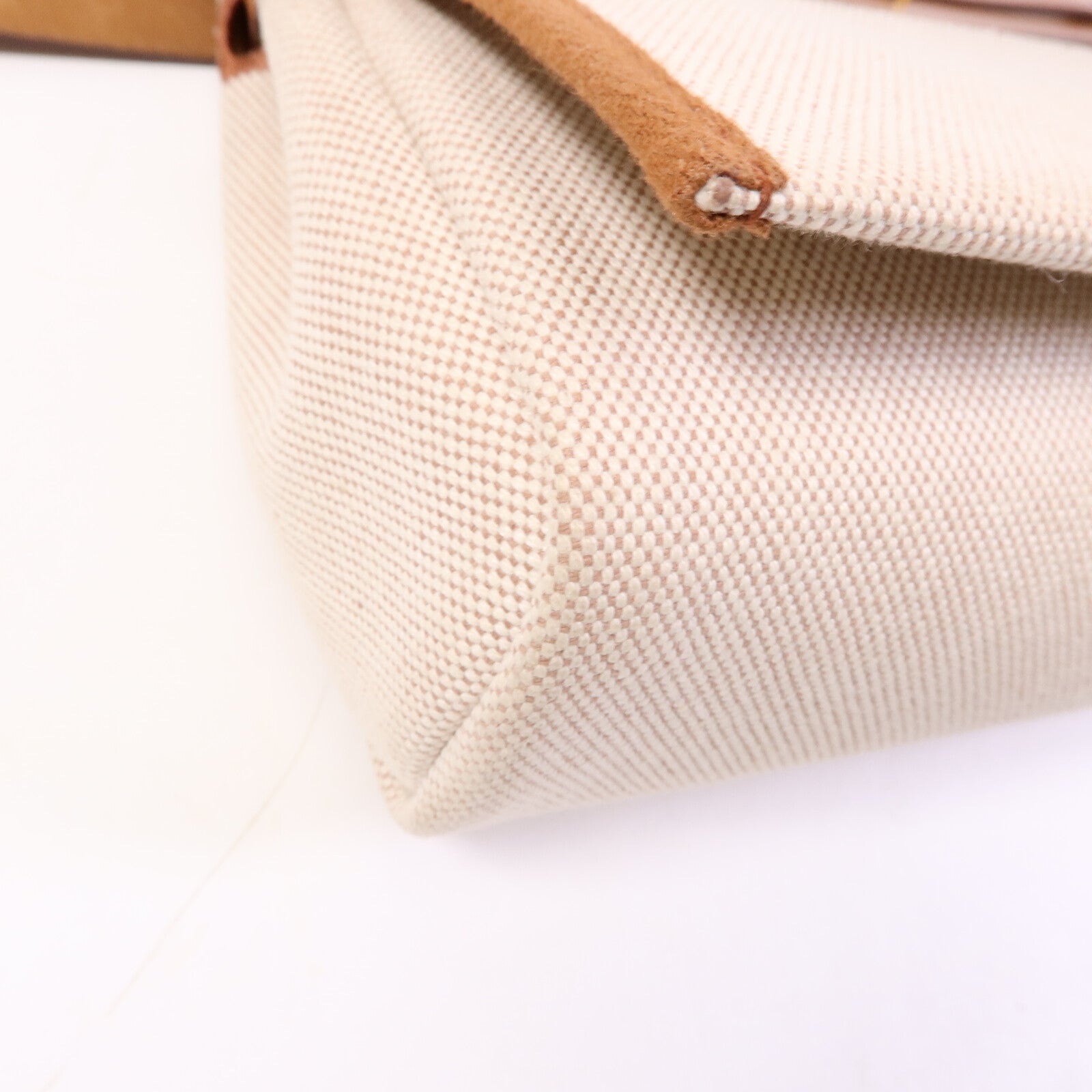 HERMES 帆布Mini Herbag肩背袋Gold