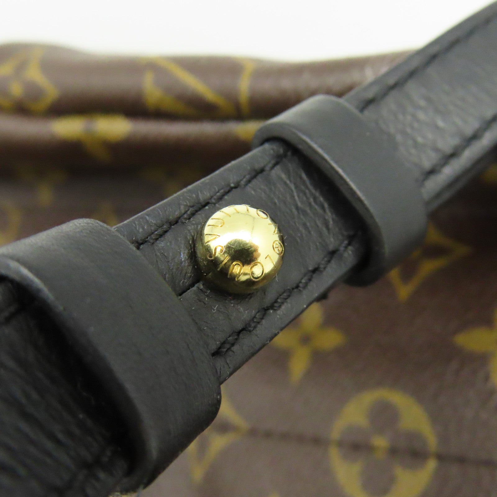 LOUIS VUITTON 【激減優惠】Monogram Palm Springs PM金扣背包啡色